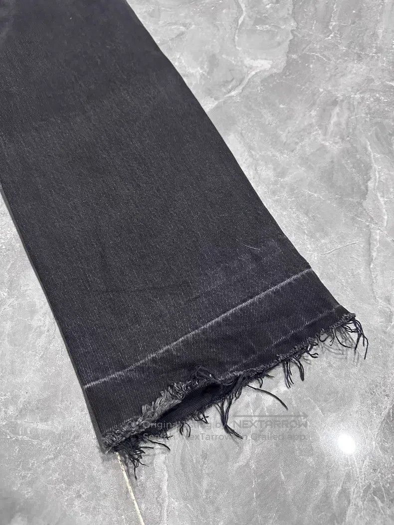 Valentino Valentino Fringed tapered denim trousers Size US 32 / EU 48 - 8 Thumbnail