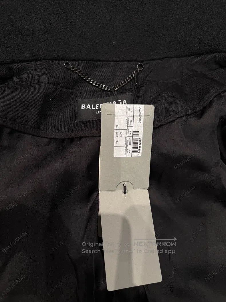 Balenciaga Balenciaga Hooded Long Coat Size US S / EU 44-46 / 1 - 7 Thumbnail