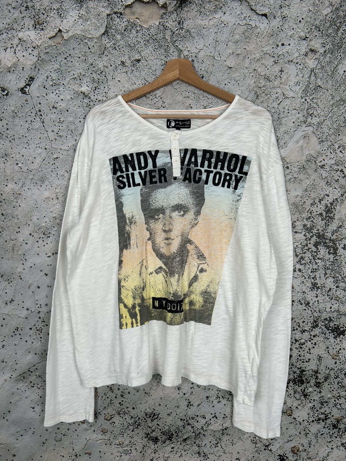 Vintage Avant Garde Andy Warhol Silver Actory Longsleeve Graphic Size US XL / EU 56 / 4 - 1 Thumbnail