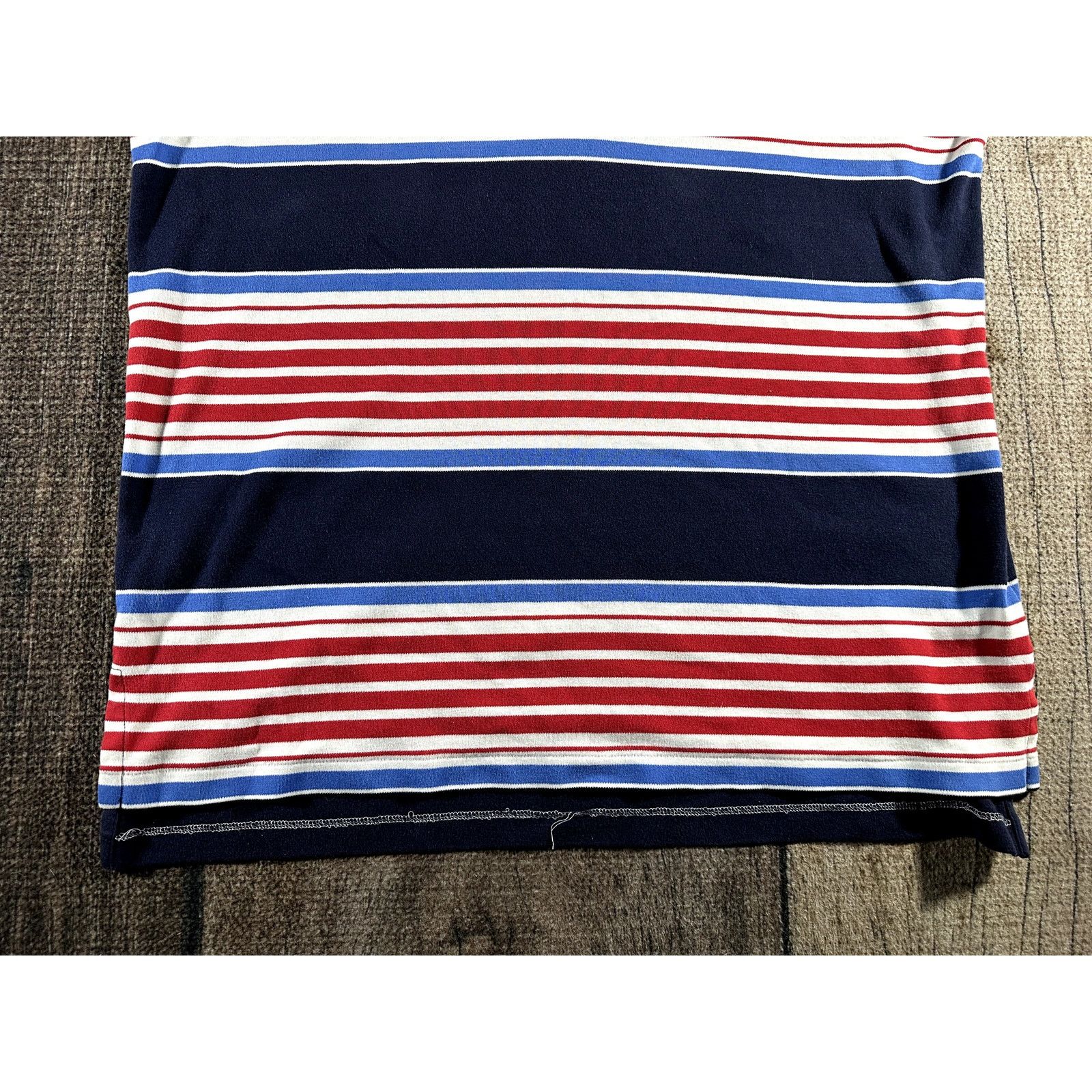 Polo Ralph Lauren Polo Ralph Lauren Red White Blue Striped Crest Polo Shirt Size US L / EU 52-54 / 3 - 5 Thumbnail