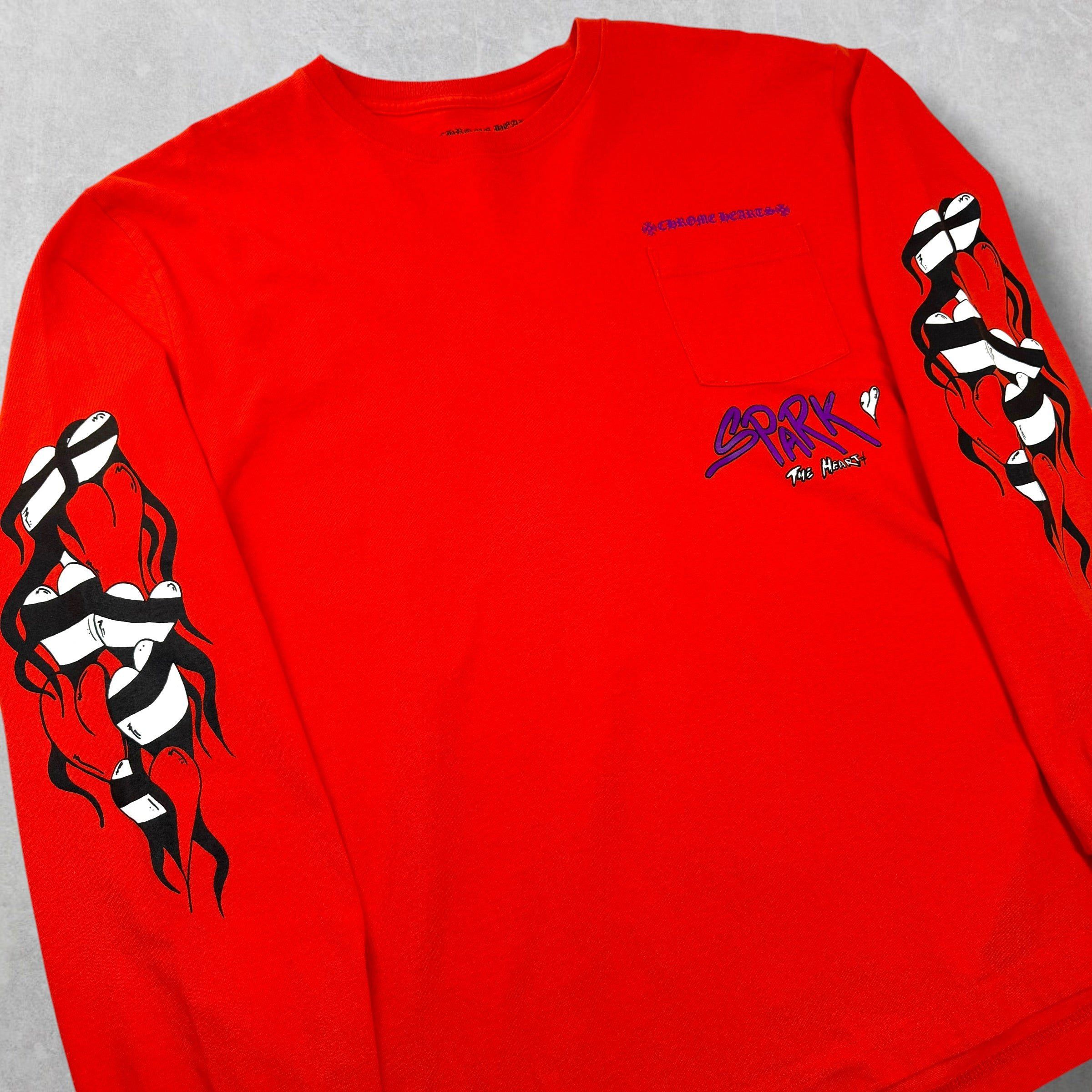 Chrome Hearts Chrome Hearts Matty Boy 'Sick Heart' Long Sleeve XXL Size US XXL / EU 58 / 5 - 3 Thumbnail