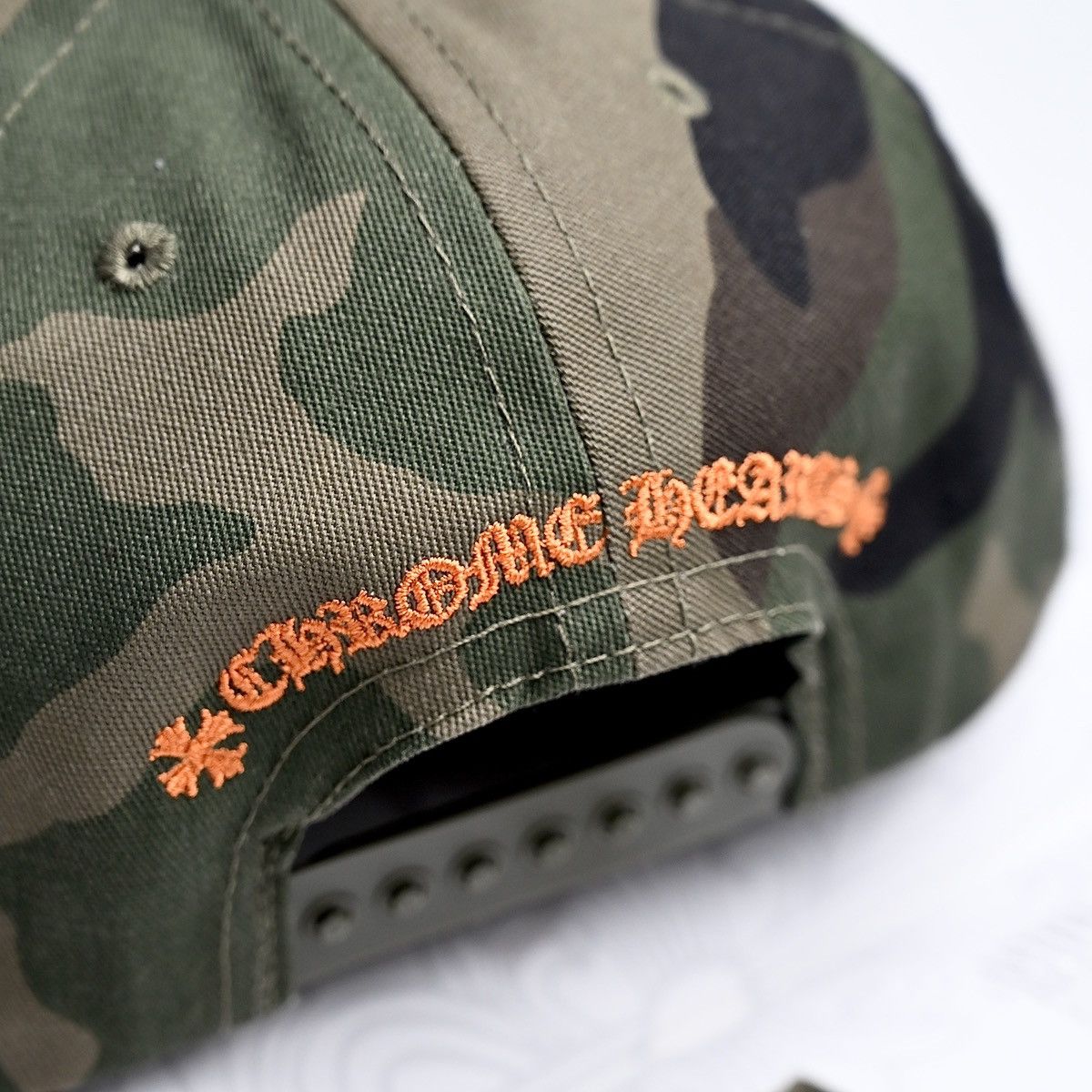 Chrome Hearts CHROME HEARTS LEATHER PATCH BASEBALL CAP CAMO Size ONE SIZE - 4 Thumbnail