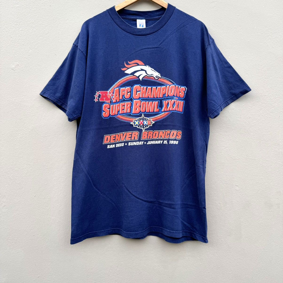 NFL × Vintage Vintage Super bowl 1998 tee Size US XL / EU 56 / 4 - 1 Thumbnail