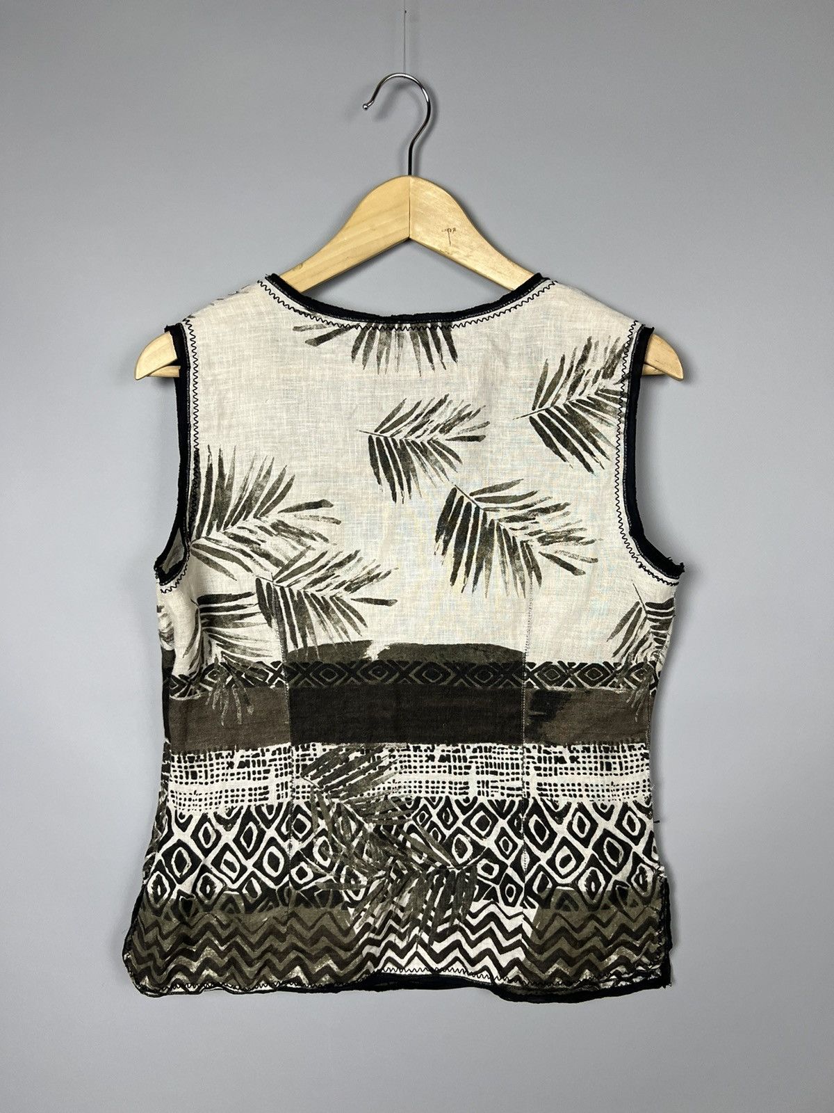 Marella Marella linen tank top tee shirt Size M / US 6-8 / IT 42-44 - 4 Thumbnail