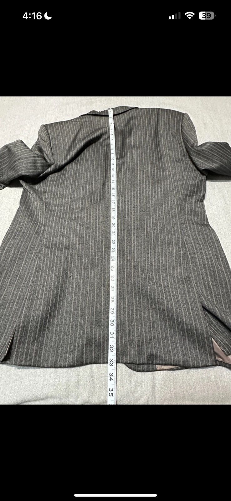 Hugo Boss Grey Wool Vintage Archive Hugo Boss Suit Size 42L - 18 Thumbnail