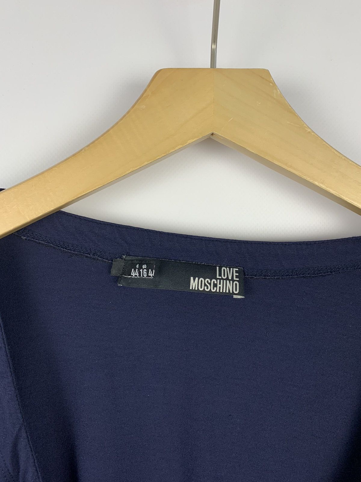 Love Moschino Love Moschino Blouse Top Long Sleeve Wrap Effect Size IT 48 Size XL / US 12-14 / IT 48-50 - 5 Thumbnail
