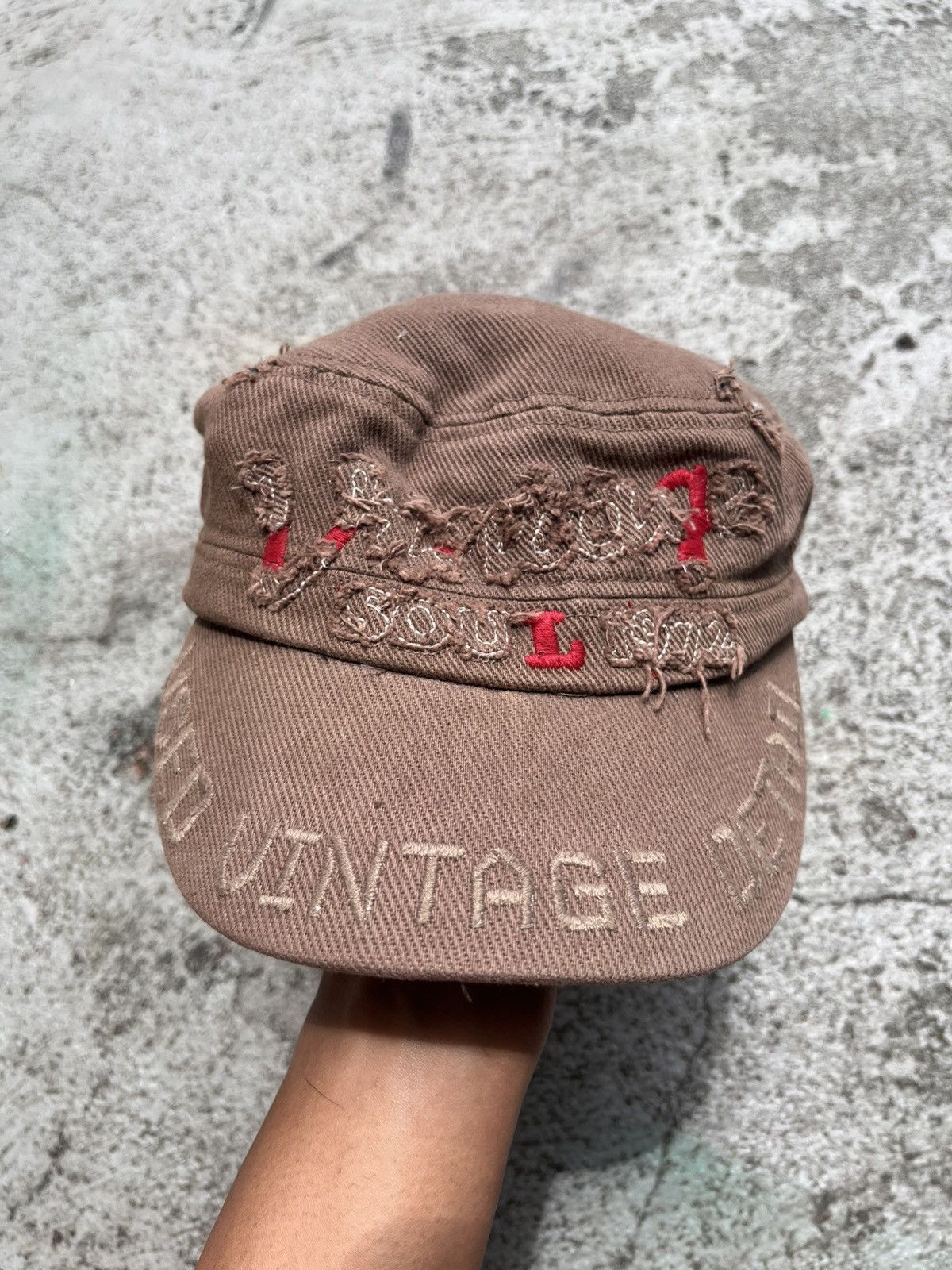 Hysteric Glamour × If Six Was Nine × Japanese Brand VINTAGE SOUL DISTRESSED CADETHAT Y2K Size ONE SIZE - 3 Thumbnail
