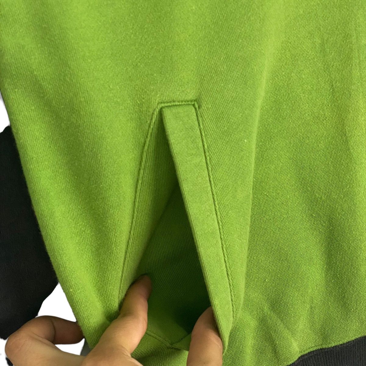 Adidas × Vintage Vintage Adidas Full Zip Hoodie Sweater Green/Black Size US L / EU 52-54 / 3 - 6 Thumbnail