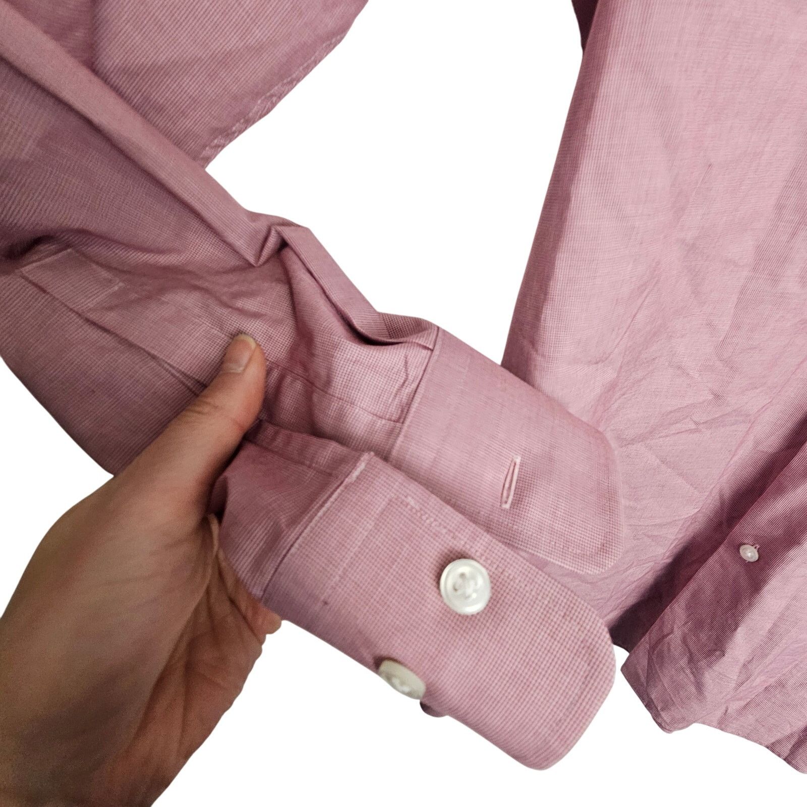 Hugo Boss Boss Hugo Boss Mens Dress Shirt Sharp Fit Size 32/33 Career Size US M / EU 48-50 / 2 - 4 Thumbnail