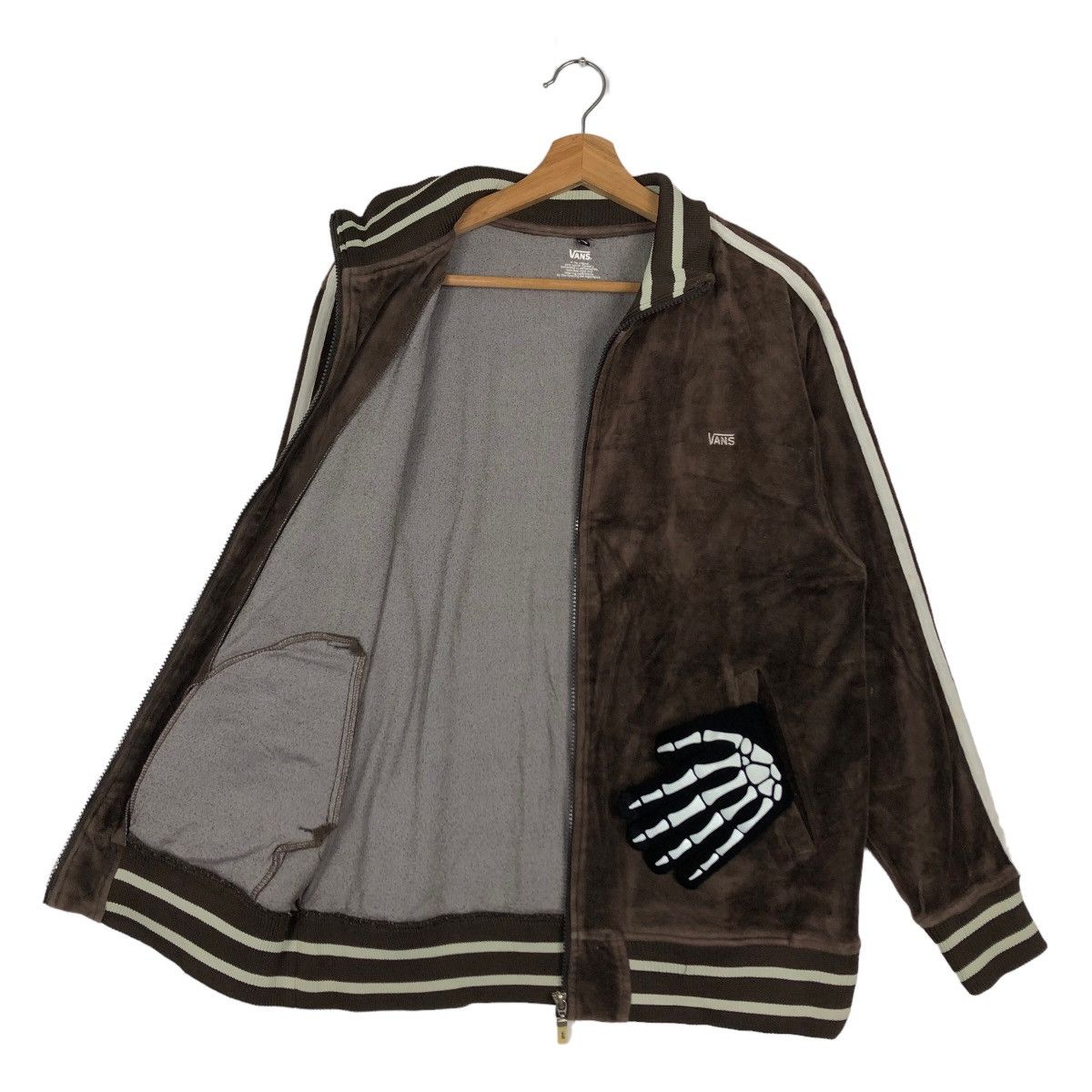 Japanese Brand 🔥90s Vintage Streetwear Velvet Jumper Jacket Vans Skategang Size US M / EU 48-50 / 2 - 9 Thumbnail