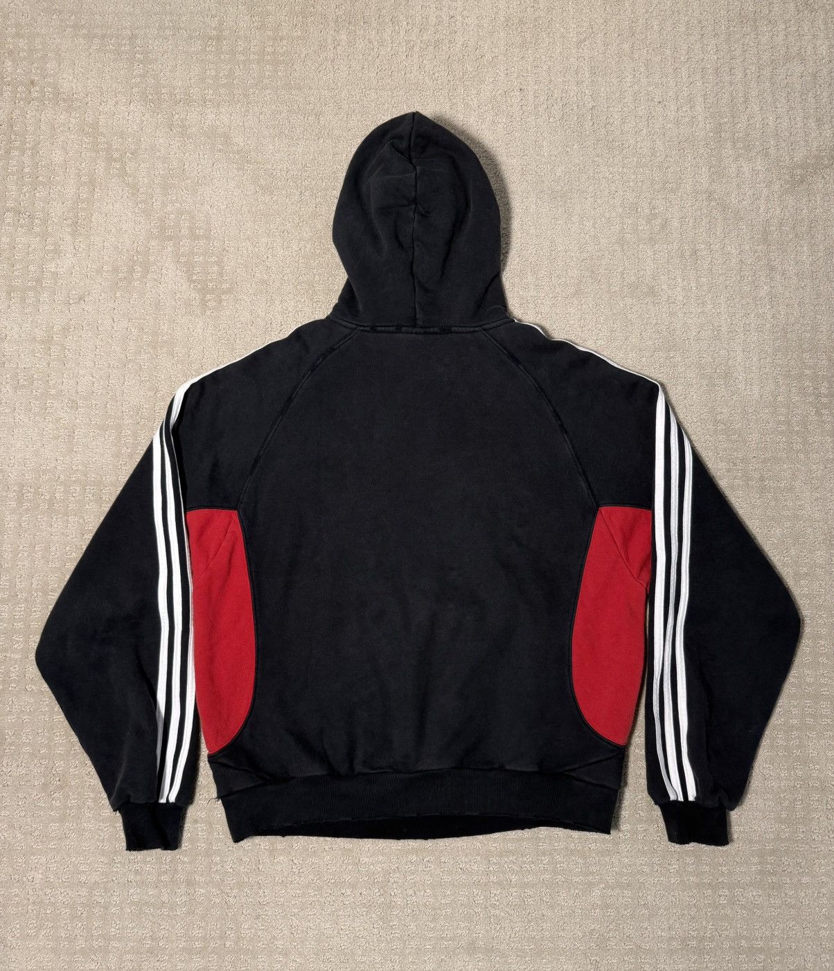 Adidas × Balenciaga Balenciaga x Adidas Black And Red Hoodie Size US XS / EU 42 / 0 - 2 Thumbnail
