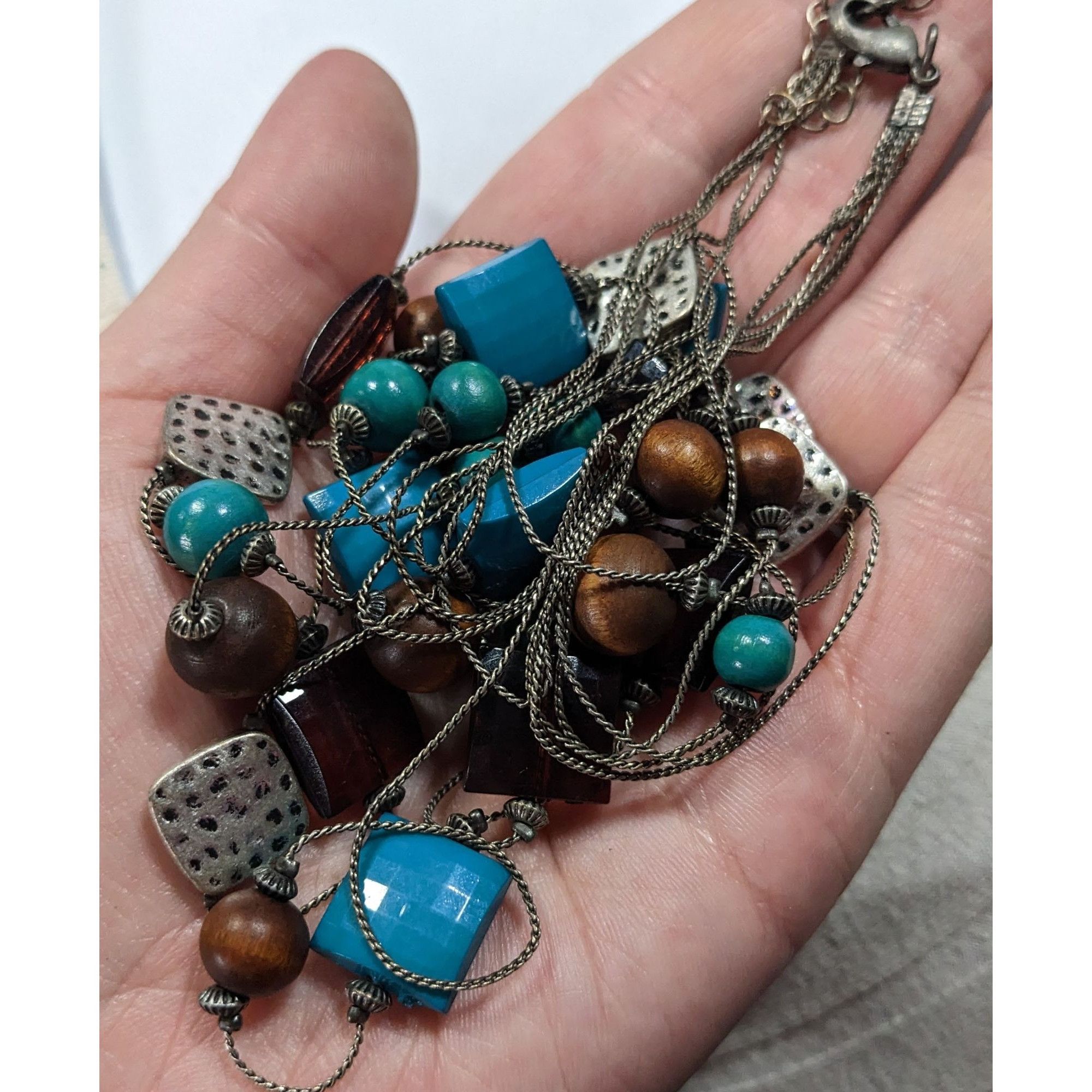 Other Southwestern Mixed Media Layered Station Necklace Size ONE SIZE - 3 Thumbnail