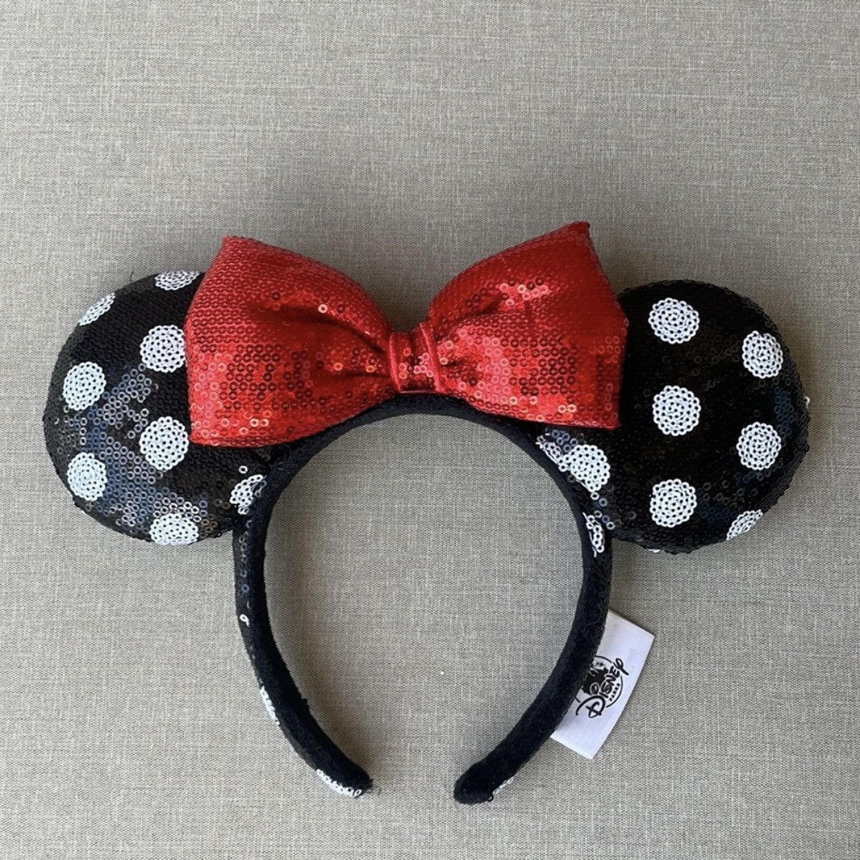 Disney Sequined Minnie Mouse Ears Size ONE SIZE - 3 Thumbnail