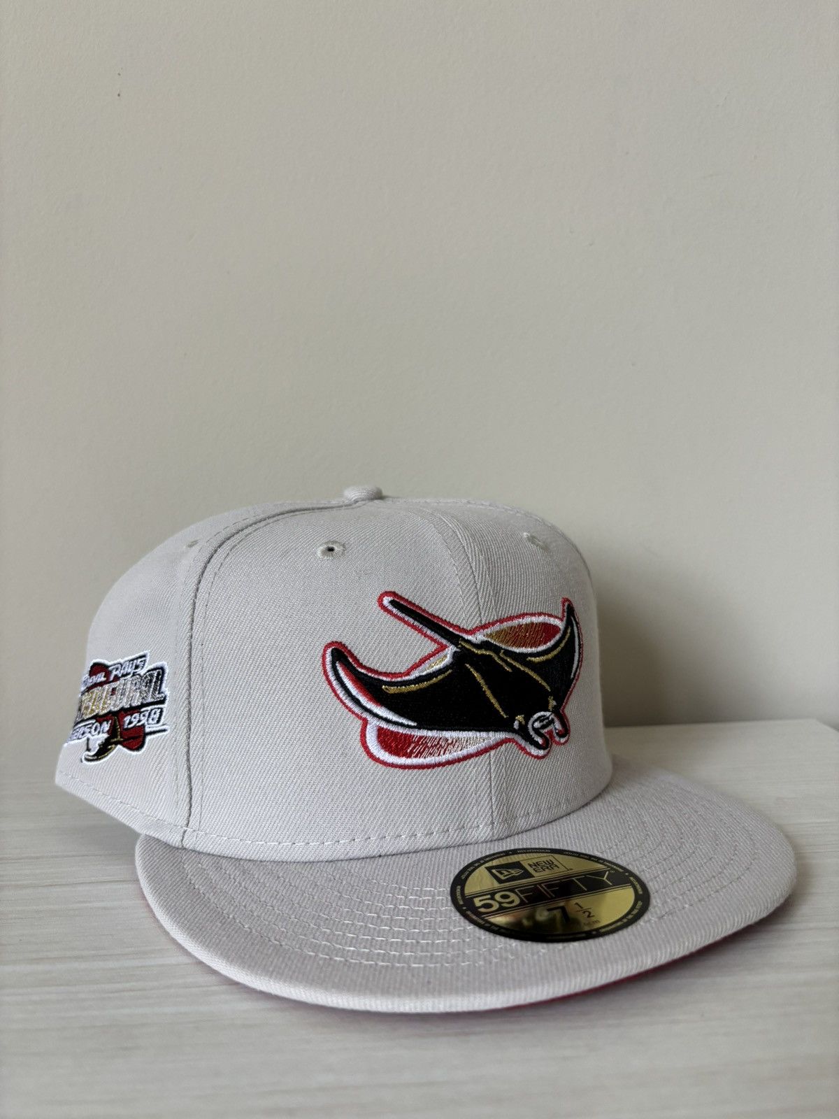 Topperz Tampa Bay Rays Fitted Size 7 1/2 Topperz Size ONE SIZE - 1 Thumbnail