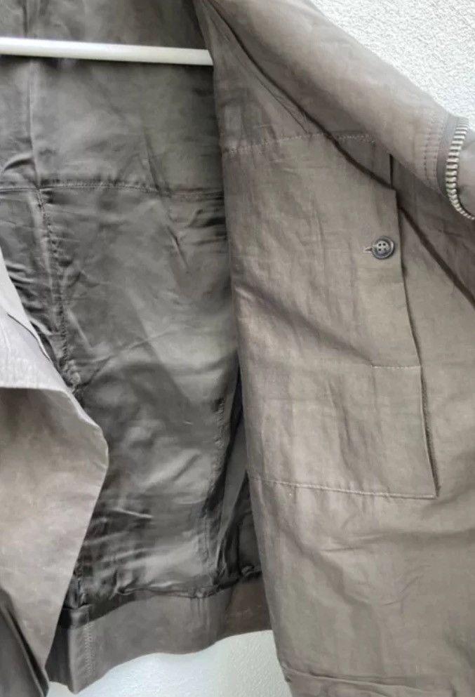 Rick Owens Rick Owens Dark Pioneer Brick Grey Motorcycle Jacket Size US XL / EU 56 / 4 - 5 Thumbnail