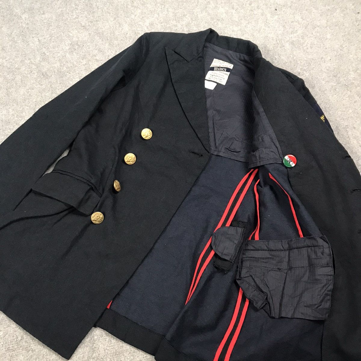 Vintage History double breasted blazer coat jacket Size US XS / EU 42 / 0 - 11 Thumbnail