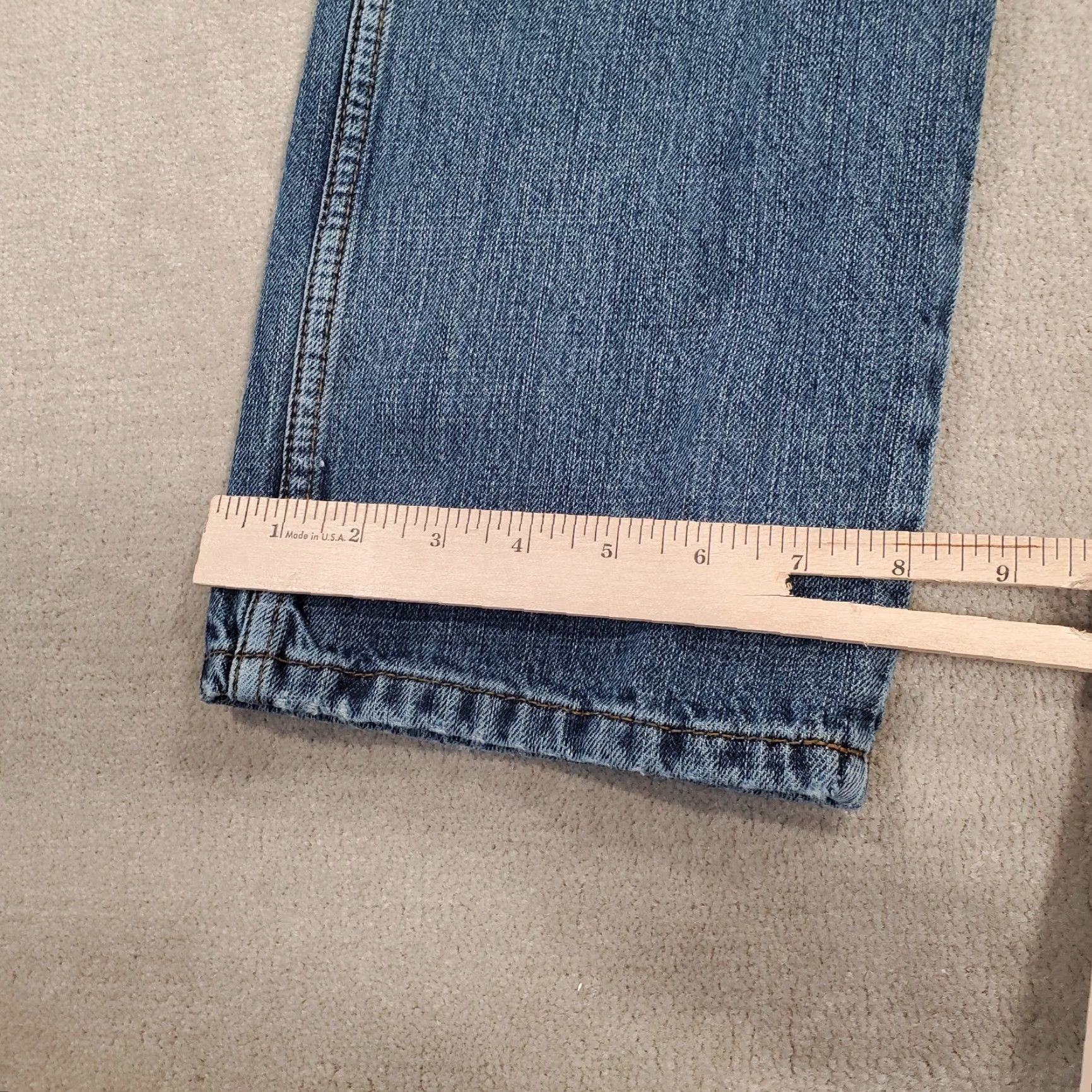 Wrangler Wrangler Retro Jeans Mens 36x32 Blue Slim Straight Leg Faded Medium Wash Western Jeans Mens Slim Western Blue 36x32 Wrangler Retro Size US 36 / EU 52 - 6 Thumbnail