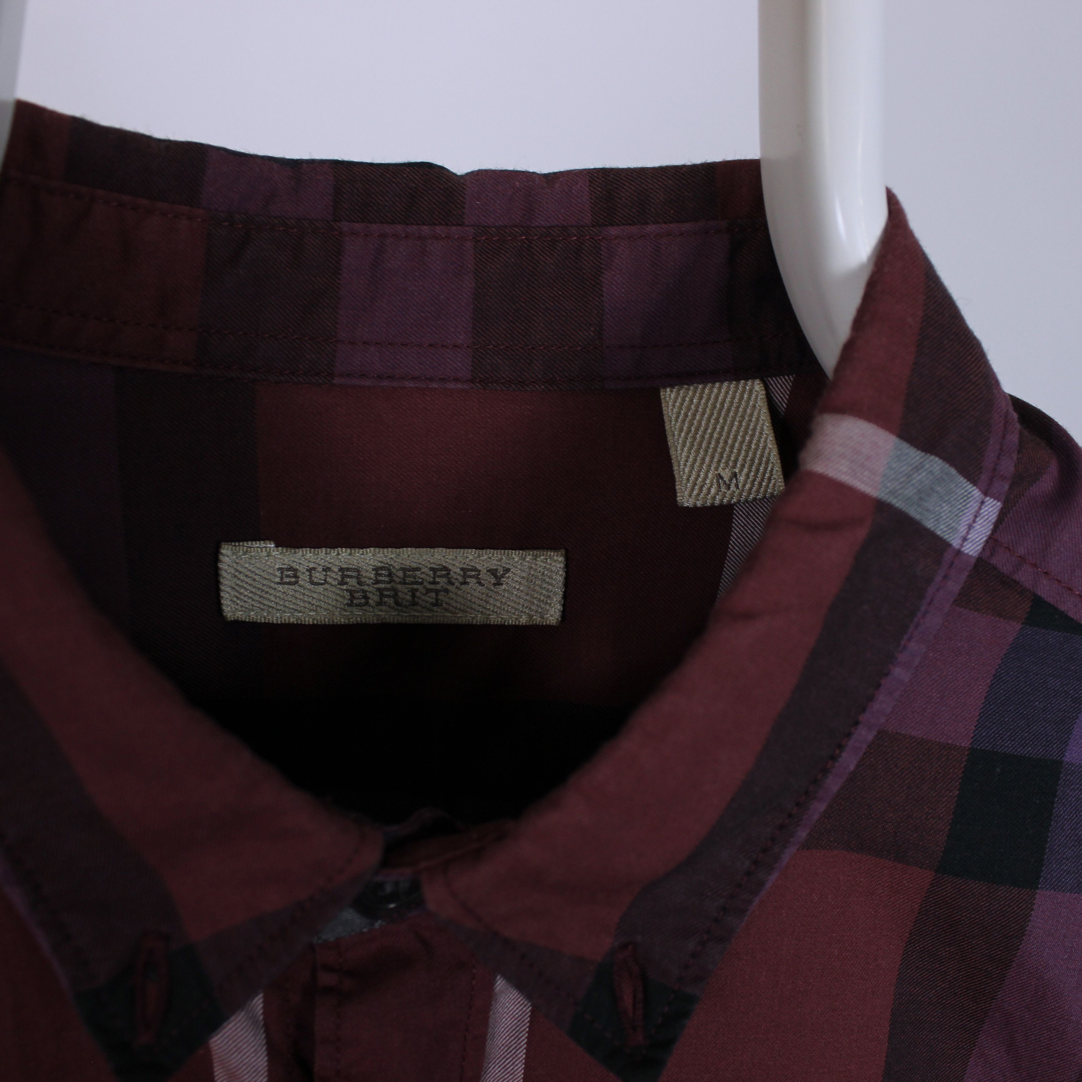 Burberry Burberry vintage button Ups shirt nova purple M cotton Size US M / EU 48-50 / 2 - 8 Thumbnail