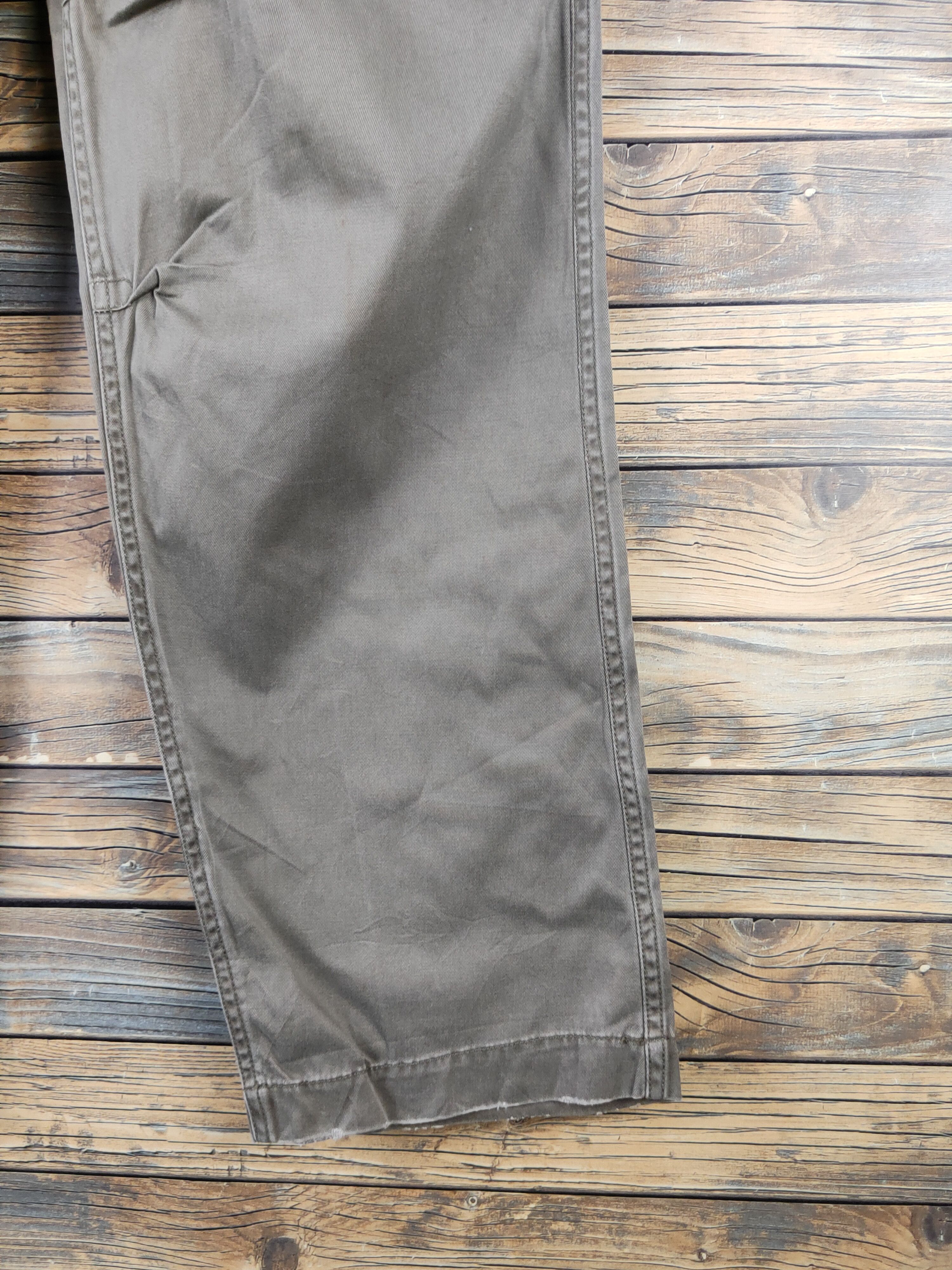 Japanese Brand DL Real Crush Clothing Olive Multipocket Cargo Pants #276 Size US 32 / EU 48 - 6 Thumbnail
