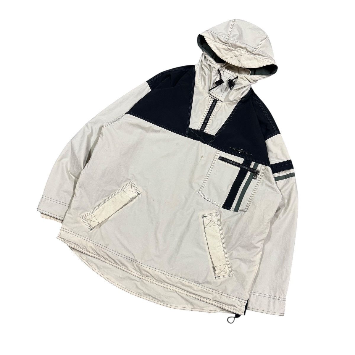 O'Neill Vtg🔥90s O’neill Snowear Color Block Pullover Gorpcore Jacket Size US M / EU 48-50 / 2 - 7 Thumbnail