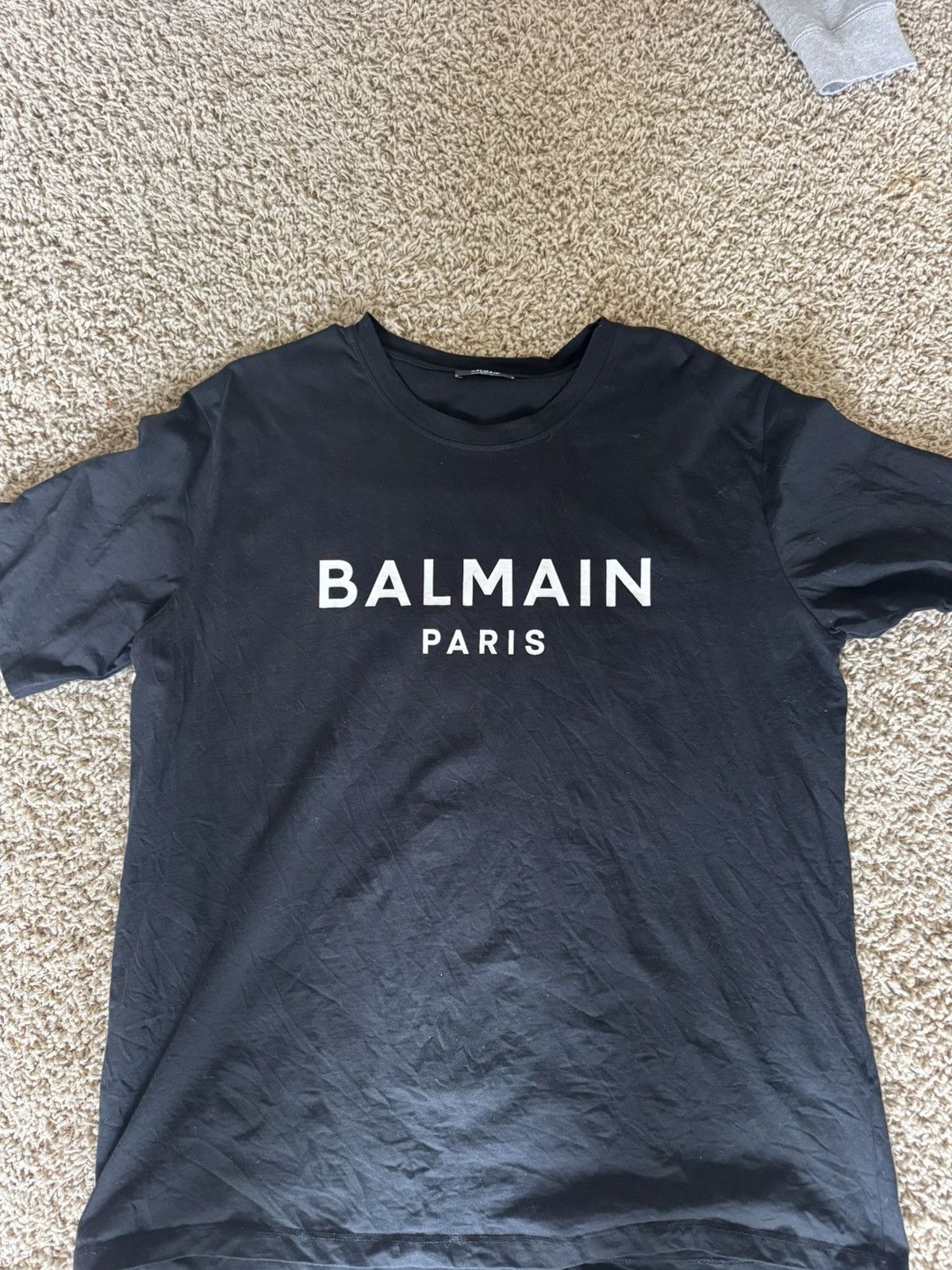 Balmain Balmain Paris Black tee Size US XL / EU 56 / 4 - 1 Thumbnail