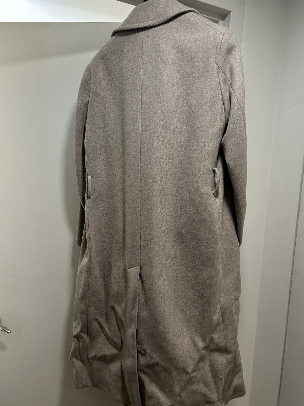 Auralee LIGHT MELTON DOUBLE-BREASTED COAT / TOP BEIGE size 3 Size US M / EU 48-50 / 2 - 9 Thumbnail