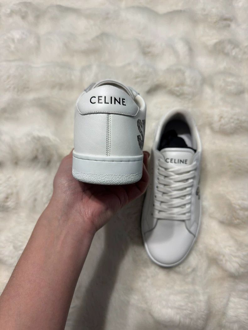 Celine Celine Little White Shoes 2502-Nextarrow Size US 6 / EU 39 - 4 Thumbnail
