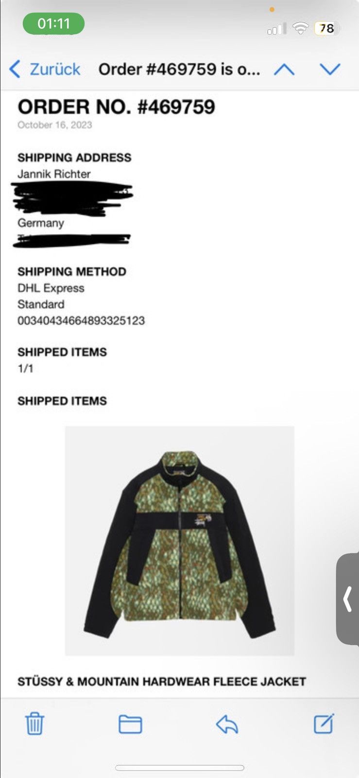 Mountain Hardwear × Stussy Stüssy x Mountain Hardware Fleece Jacket Size US M / EU 48-50 / 2 - 9 Thumbnail