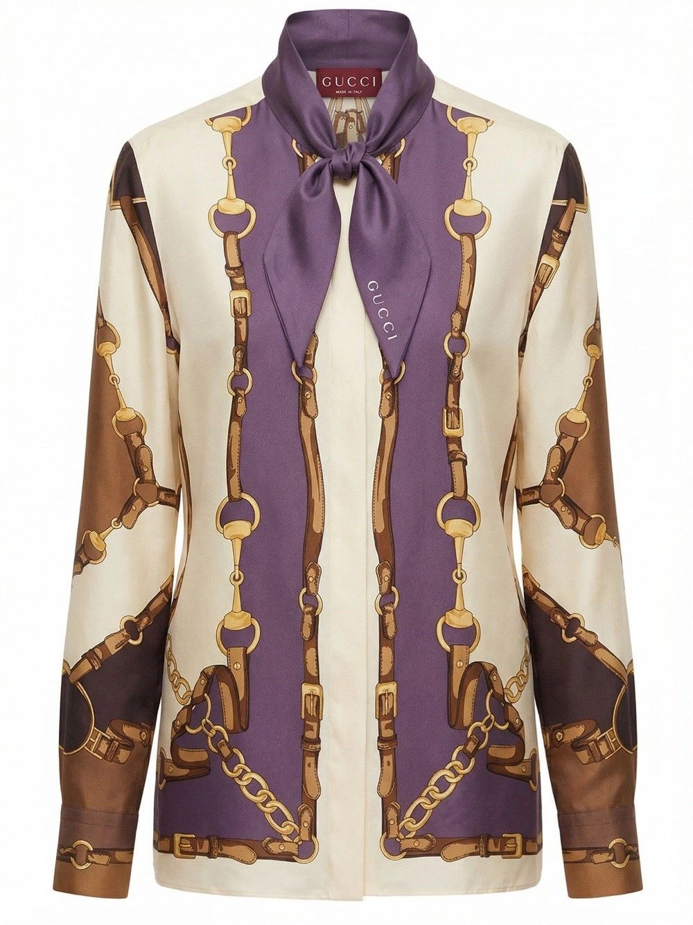 Gucci `Golden Equestrian` Shirt Size L / US 10 / IT 46 - 1 Thumbnail