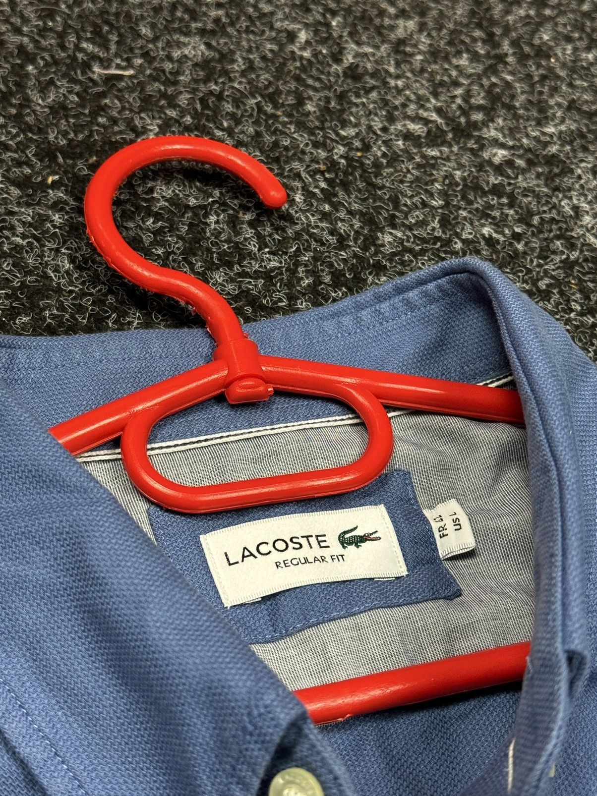 Lacoste × Vintage Lacoste Short-sleeved shirt 👔 Size L Size US L / EU 52-54 / 3 - 9 Thumbnail