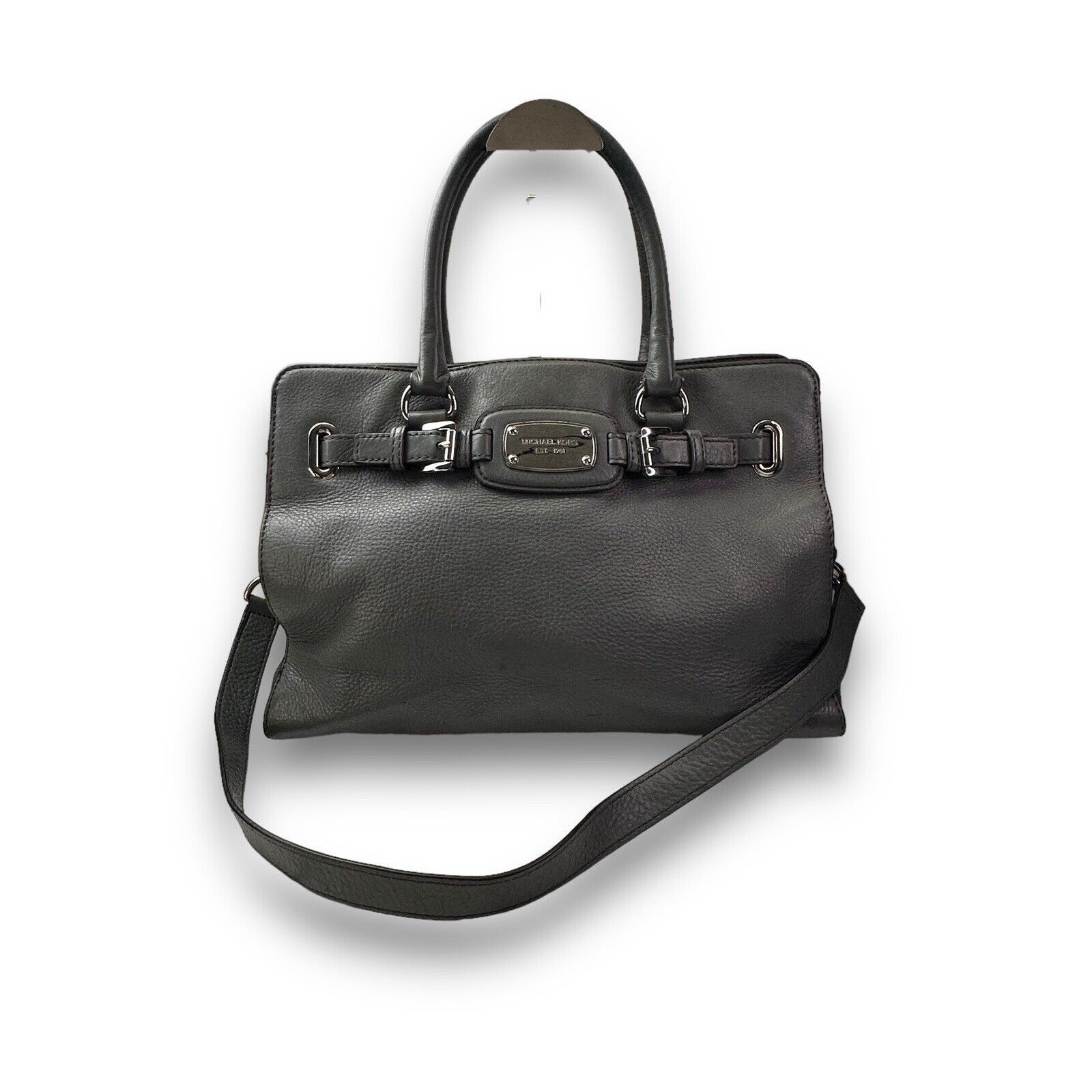 Michael Kors Michael Kors Hamilton Satchel Tote Shoulder Strap Gray 1981 Size ONE SIZE - 1 Thumbnail