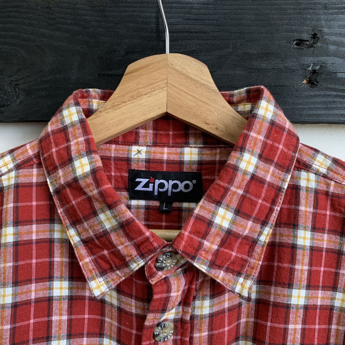 Flannel × Vintage × Zippo Vintage Zippo Flannel Button Up Shirt Size US L / EU 52-54 / 3 - 6 Thumbnail