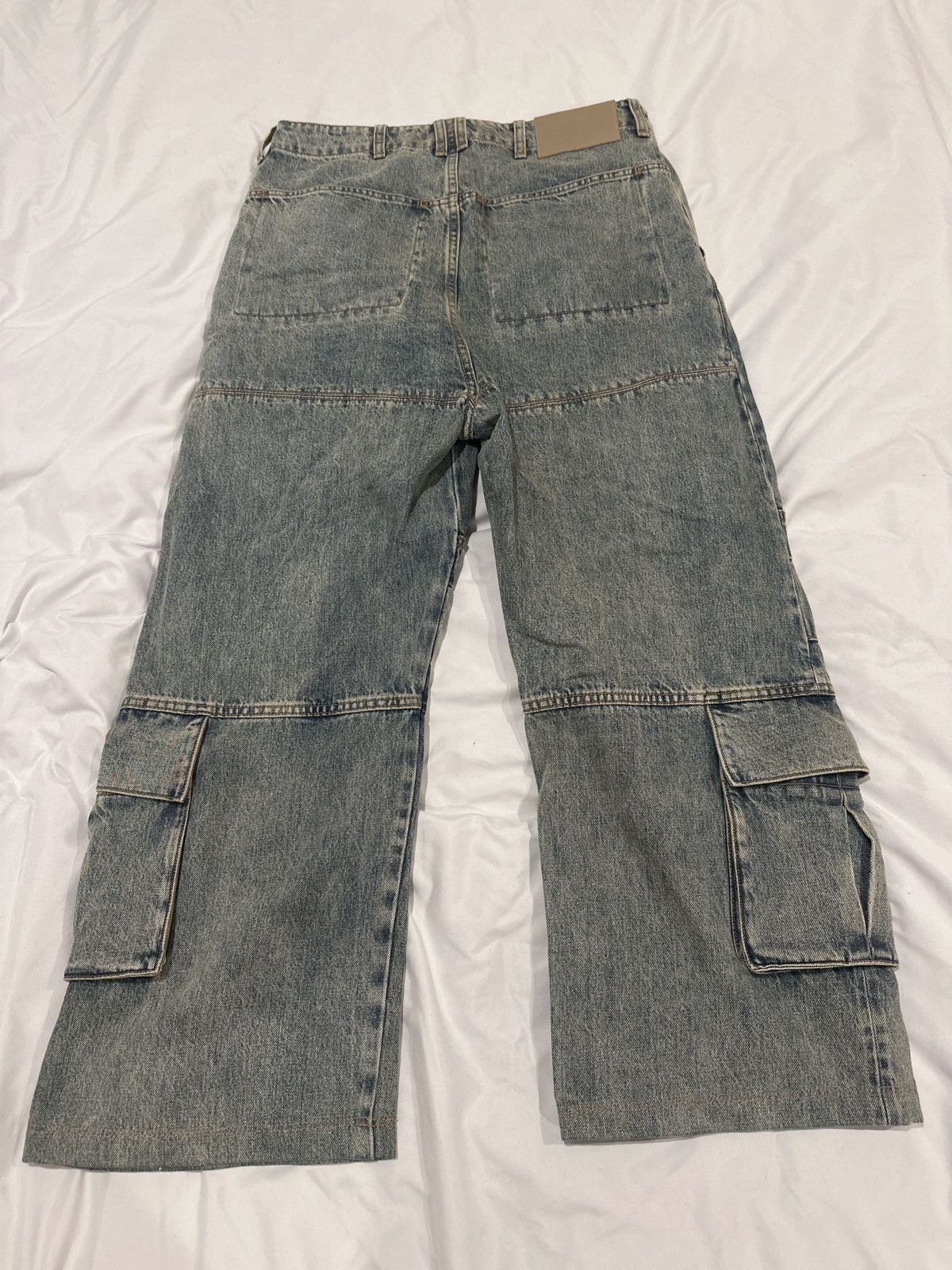Entire Studios Entire Studios Blue Heavy Denim Cargos Size US 32 / EU 48 - 2 Thumbnail