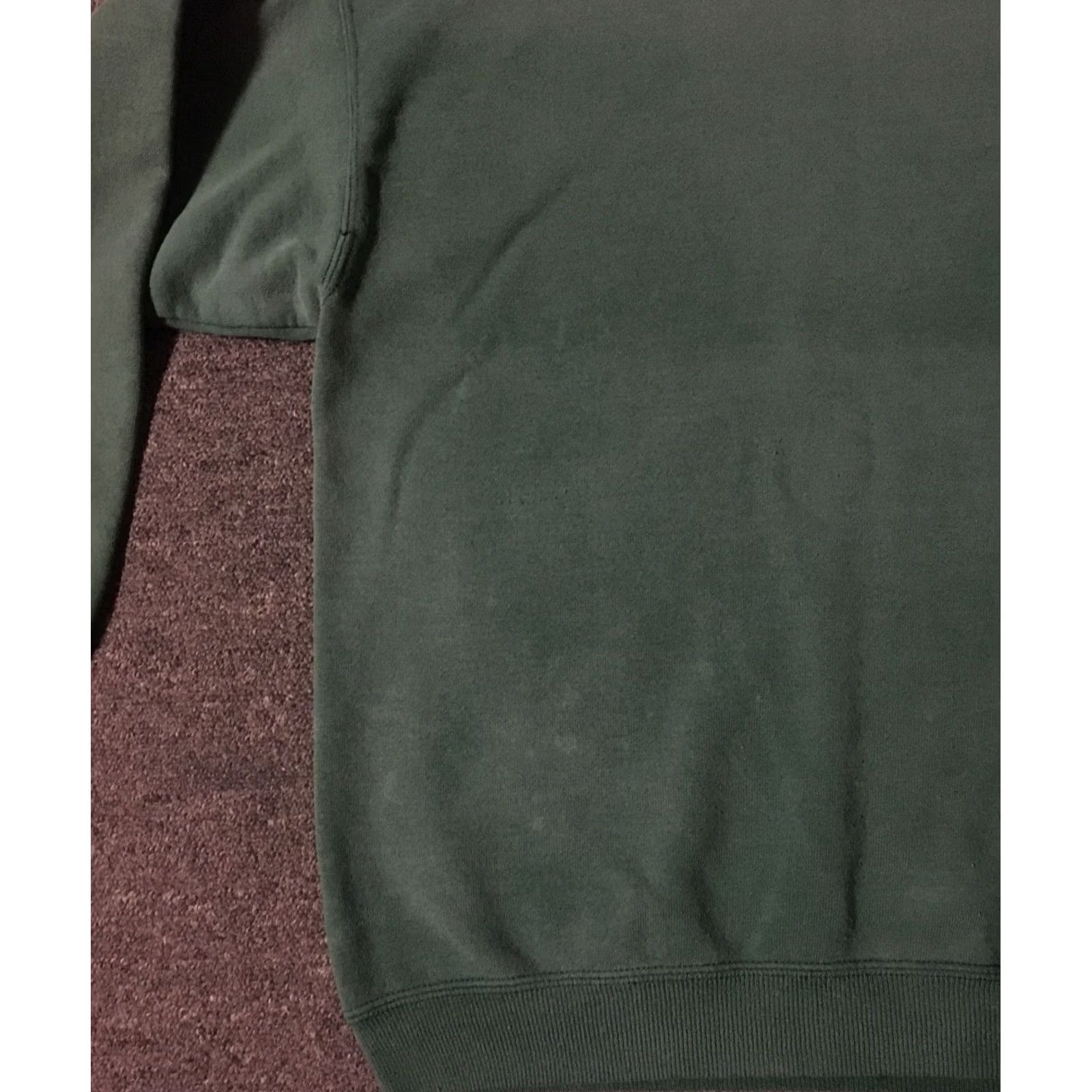 Hanes VINTAGE Hanes Sweatshirt M Green 90s Distressed Pullover Men Sports Gym Barbed Size US M / EU 48-50 / 2 - 3 Thumbnail
