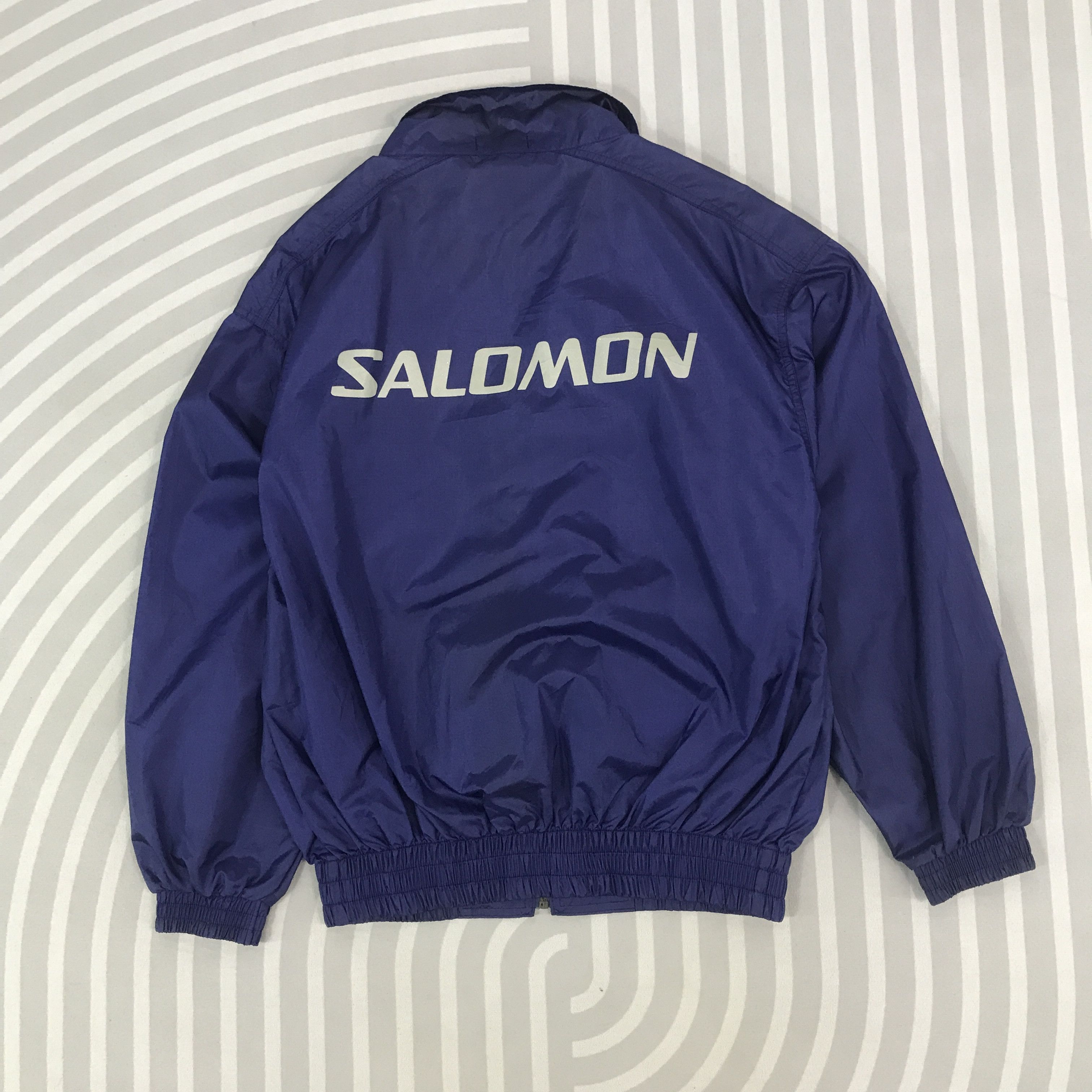 00s old salomon nylon jacket y2k 中綿 ネイビー 90s 00s Y2K OLD SALOMON 中綿 ダウンジャケット