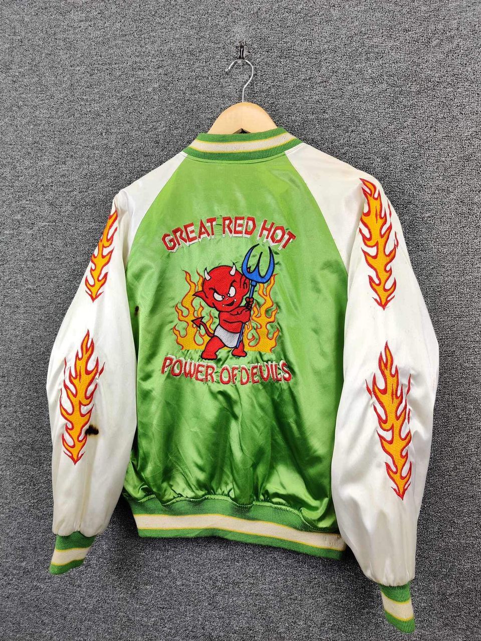 Vintage Vintage Ted Man Power Of Devils Sukajan Jacket Size US L / EU 52-54 / 3 - 2 Thumbnail