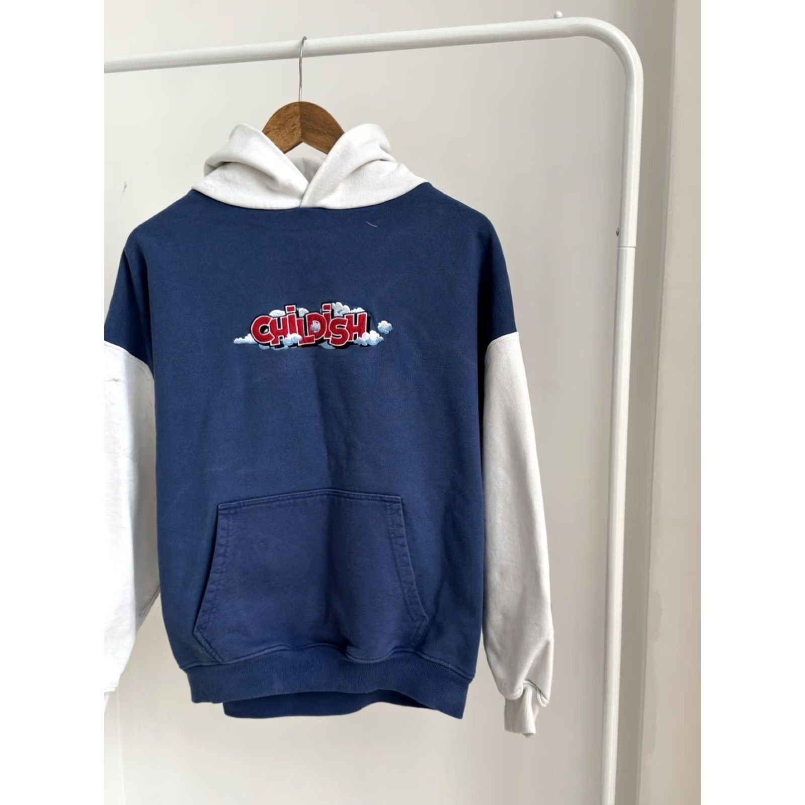 Vintage VINTAGE Childish Theme Park TGF Heavy Hoodie Shirt Mens S Blue Logo 90s Art Cars City Hip Hop USA Y2K Rare Pullover Size US S / EU 44-46 / 1 - 7 Thumbnail