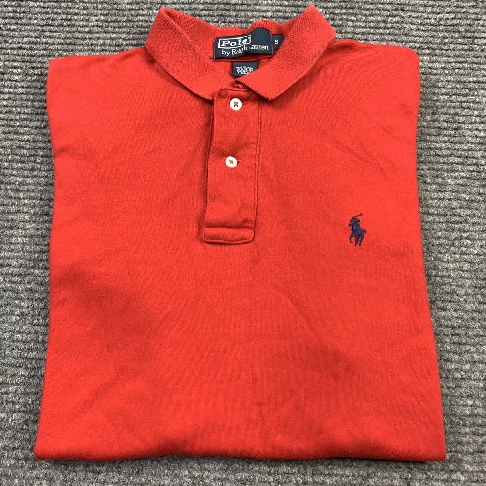 Polo Ralph Lauren Polo Ralph Lauren Polo Shirt Men’s Short Sleeve Red Embroidered Pony Size S Regular Cap/Collar Polo Size US S / EU 44-46 / 1 - 7 Thumbnail