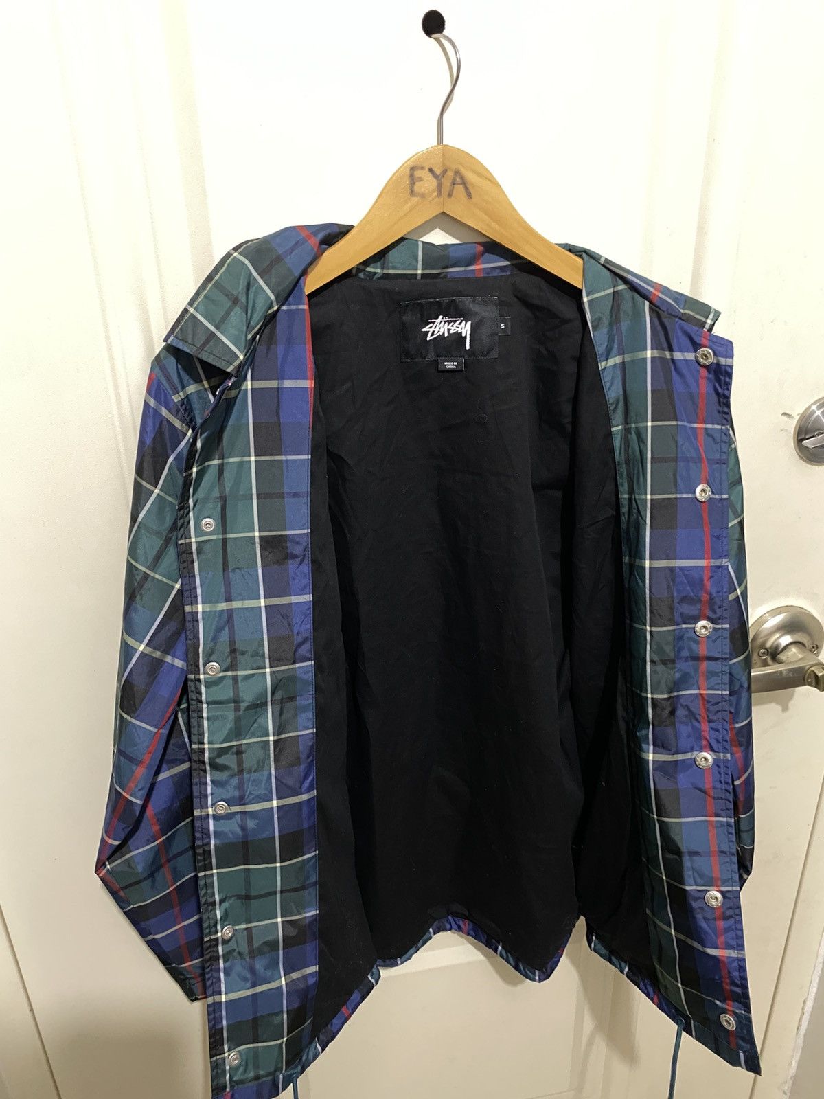 Stussy Stussy Plaid Coach Jacket Size US S / EU 44-46 / 1 - 6 Thumbnail