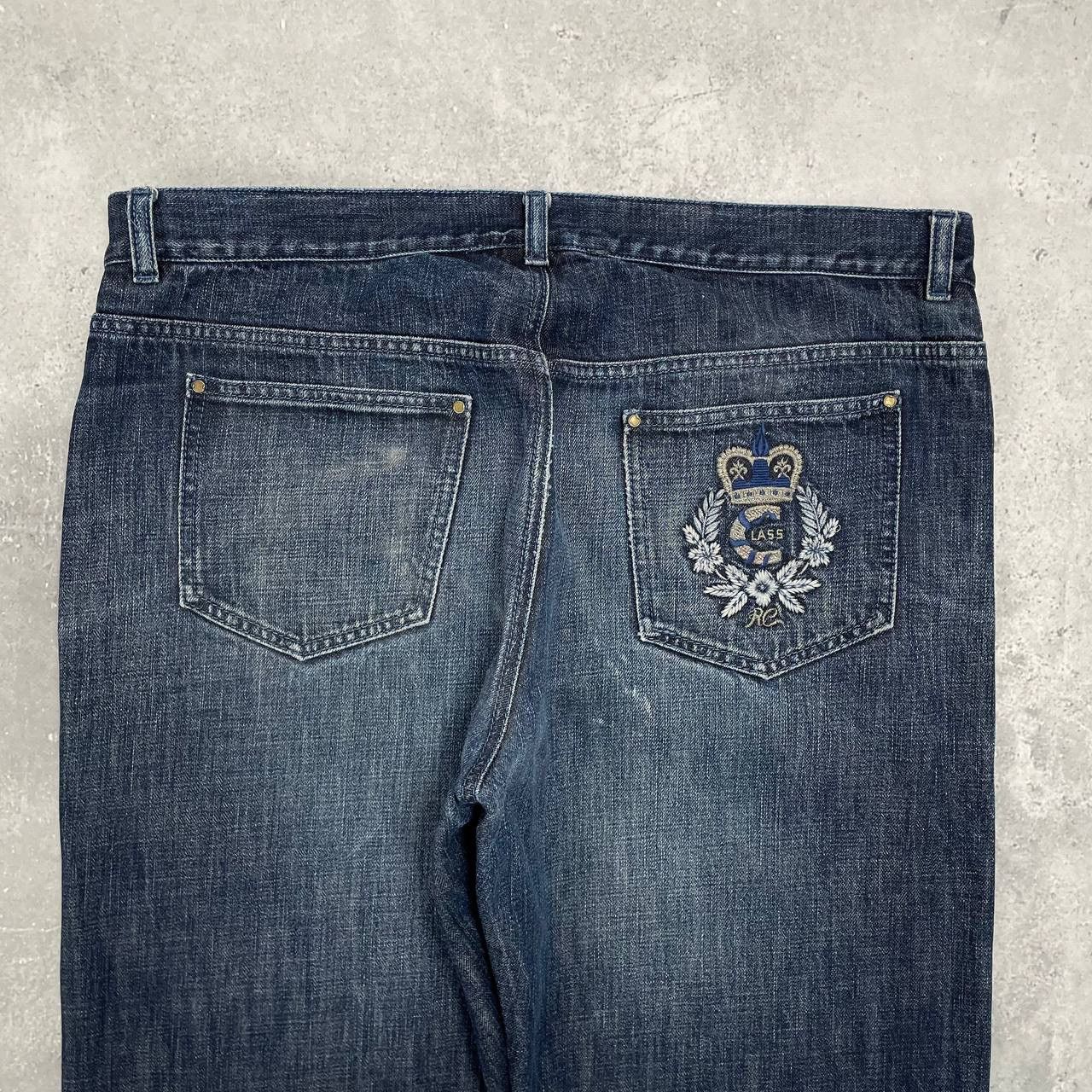 Designer × Roberto Cavalli × Vintage Vintage Roberto Cavalli Class Straight Fit Jeans Size W37 Size US 37 - 20 Thumbnail