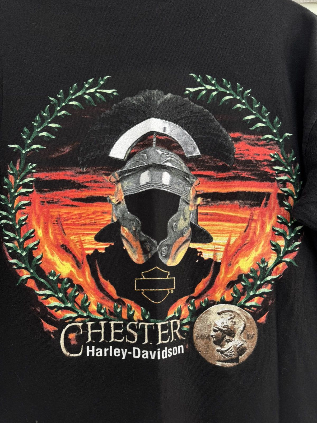 Harley Davidson Vintage Harley Davidson 2004 Chester Double Sided T-shirt Size US L / EU 52-54 / 3 - 7 Thumbnail