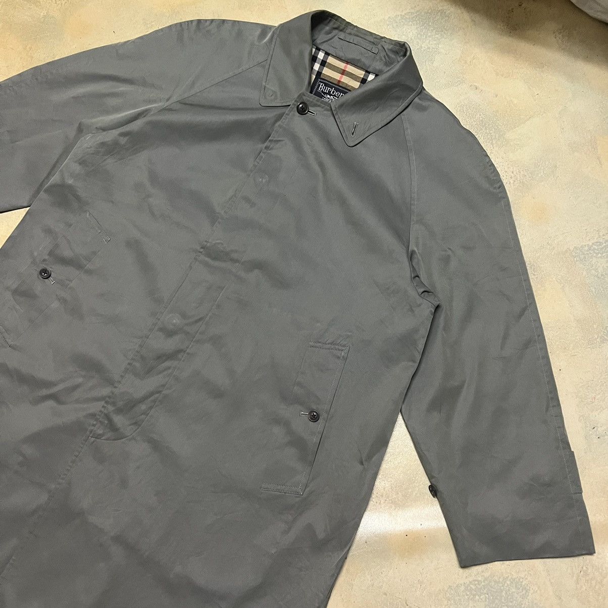 Burberry Burberrys Long Coat Jacket Size US L / EU 52-54 / 3 - 2 Thumbnail