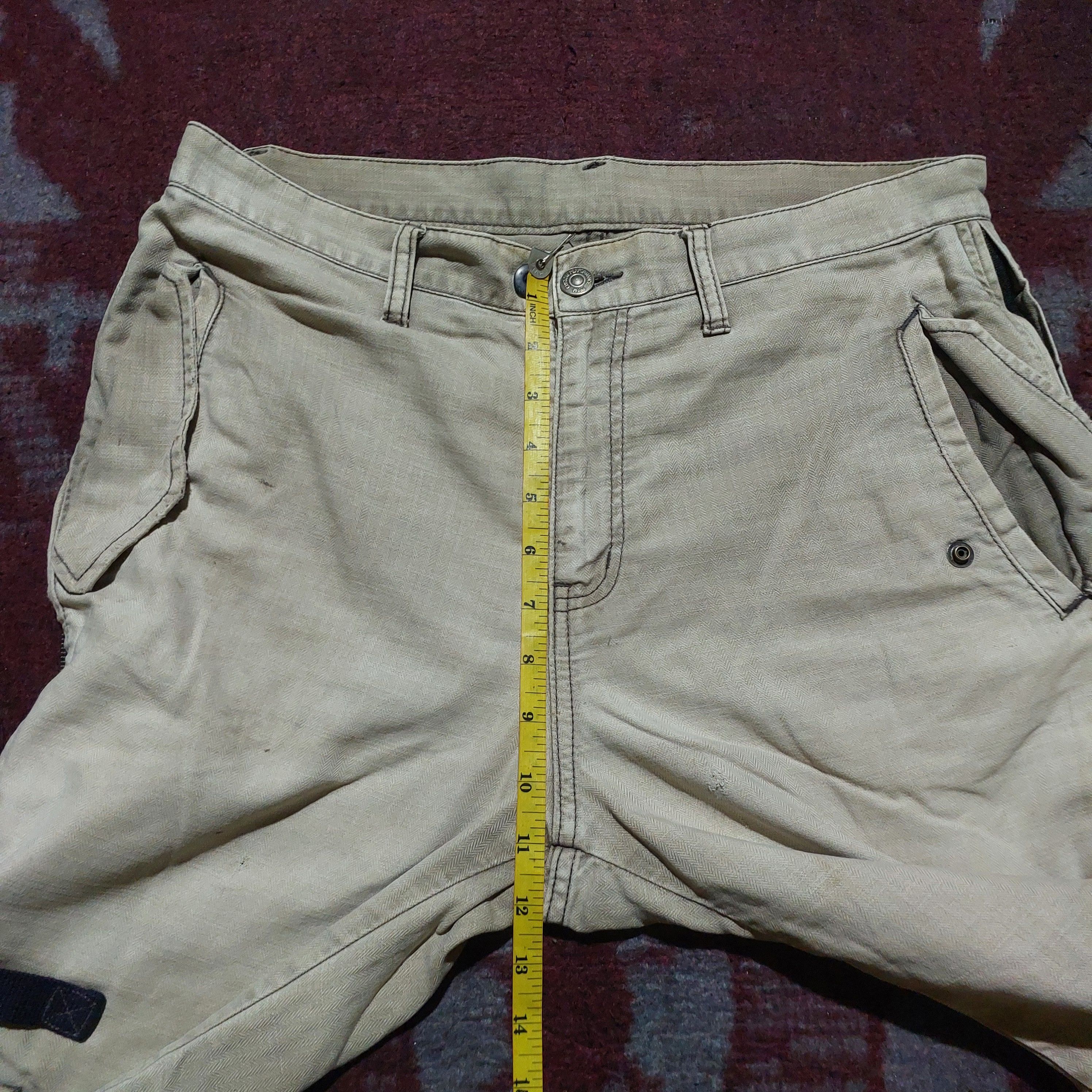 PPFM PPFM bondage zipper side distressed 3d pocket cargo pants Size US 33 - 24 Thumbnail