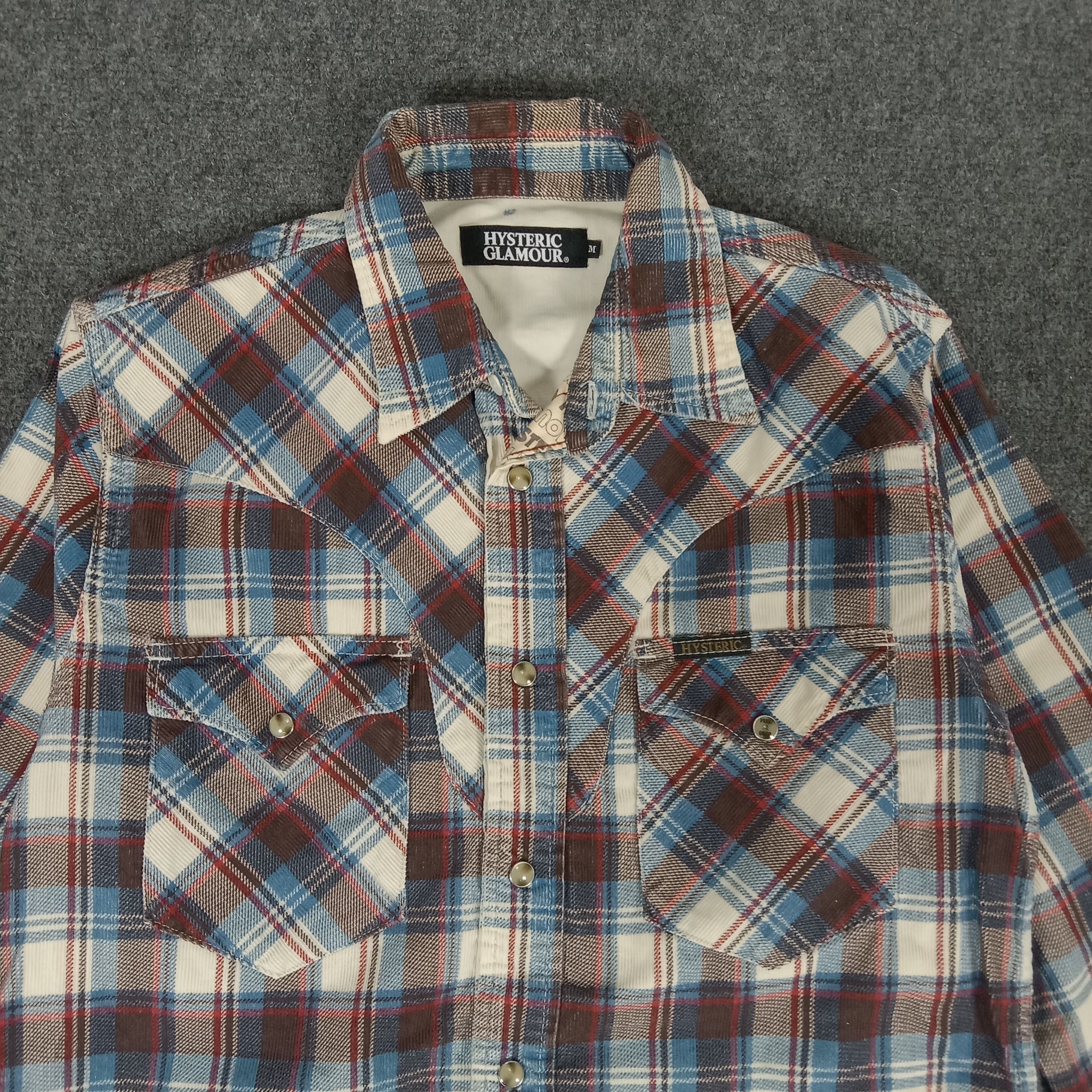 Hysteric Glamour × Japanese Brand × Vintage Hysteric Glamour Japanese Brand Flannel Shirt Size US M / EU 48-50 / 2 - 4 Thumbnail