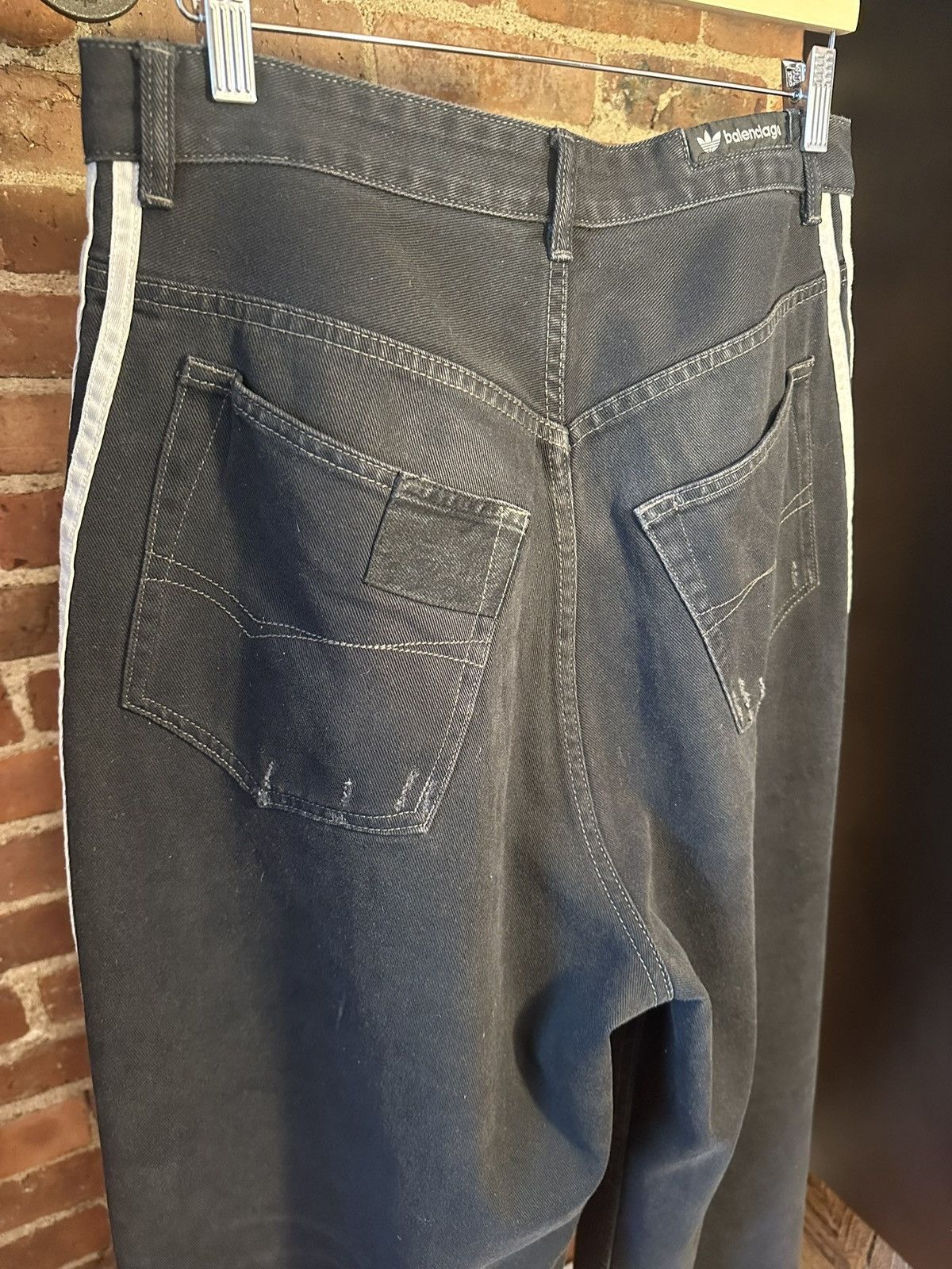 Adidas × Balenciaga SS/23 Runway Balenciaga Adidas Jeans Size US 30 / EU 46 - 5 Thumbnail
