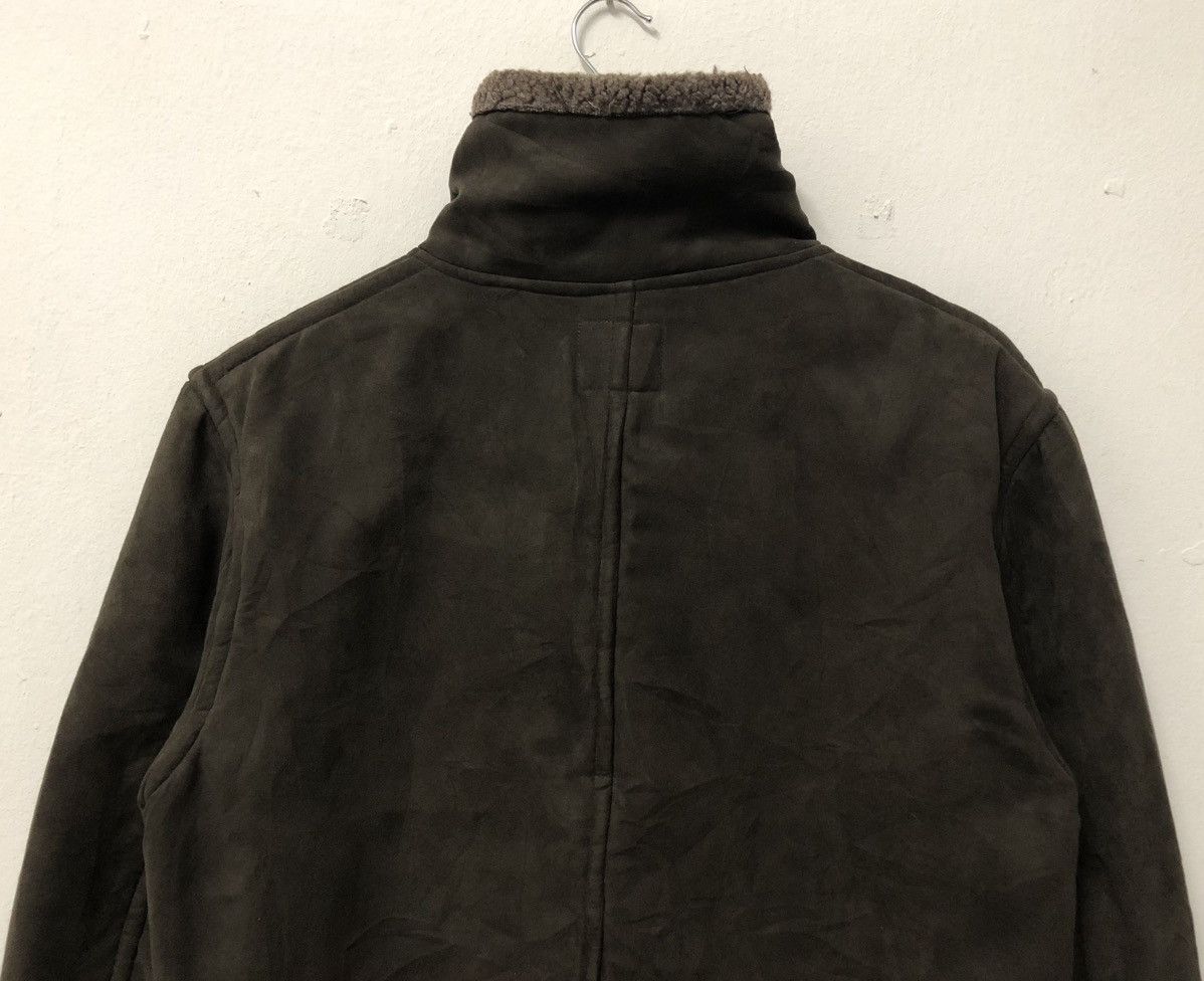 Japanese Brand Vintage Trimmer Jeans Waxed Leather Jacket Size US M / EU 48-50 / 2 - 7 Thumbnail