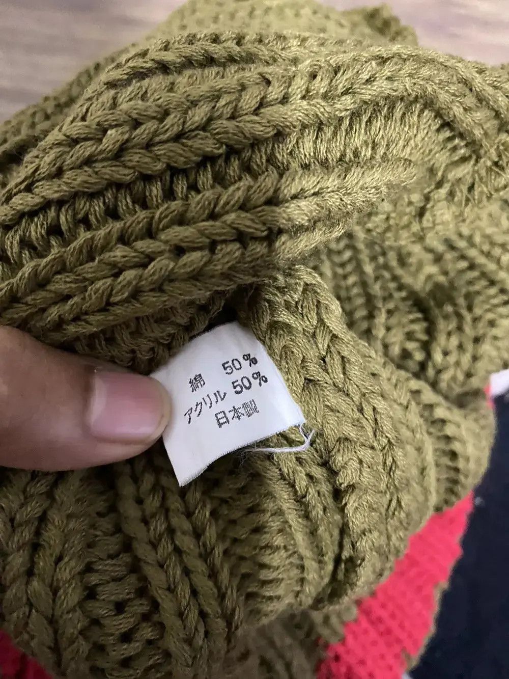 Japanese Brand × Vintage Japanese Brand Knit Punk Rock Style knit Beanie Hat Size ONE SIZE - 6 Thumbnail