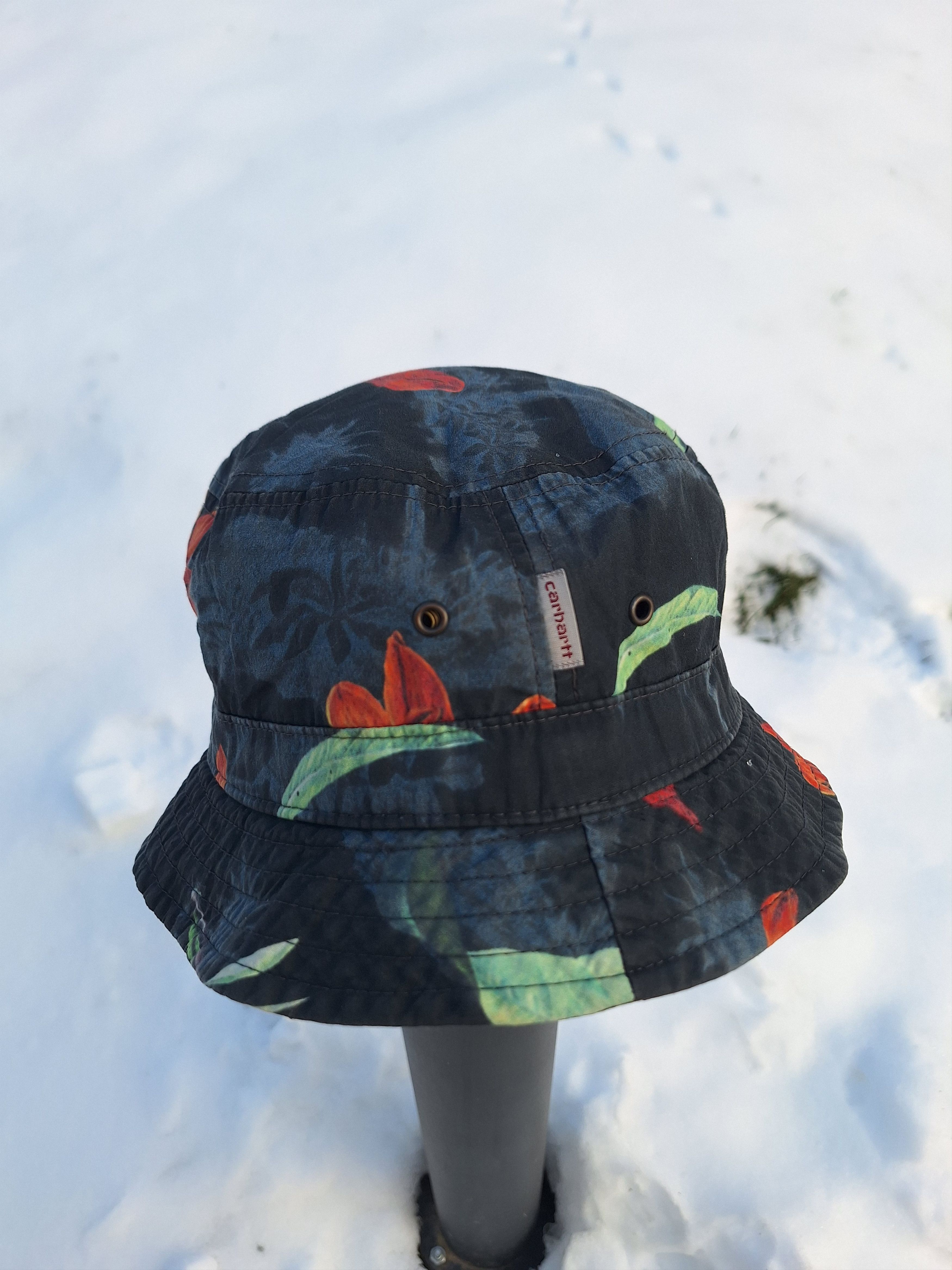Carhartt Wip Carhartt Reverse Bucket Hat Tropic Black Two Faces Size ONE SIZE - 3 Thumbnail