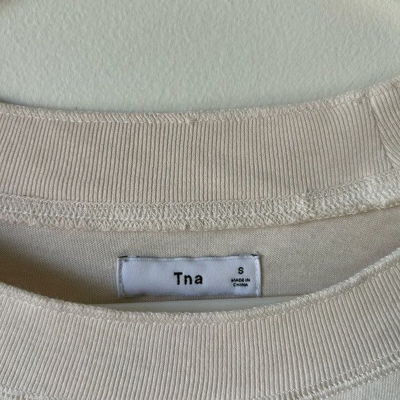 TNA TNA Cream Long Sleeve Shirt Size S / US 4 / IT 40 - 4 Thumbnail