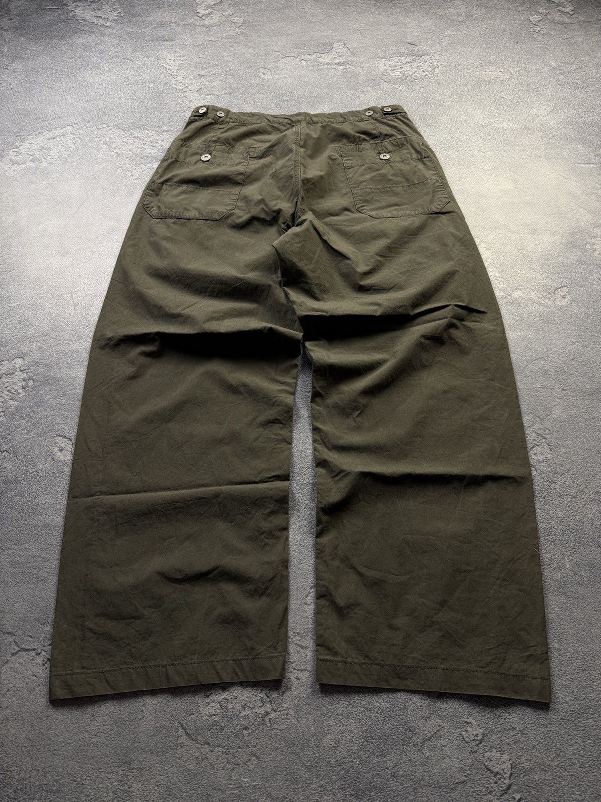 Stone Island Stone Island Denim Crazy Cargo Baggy Pants Japanese Style Size US 33 - 2 Thumbnail